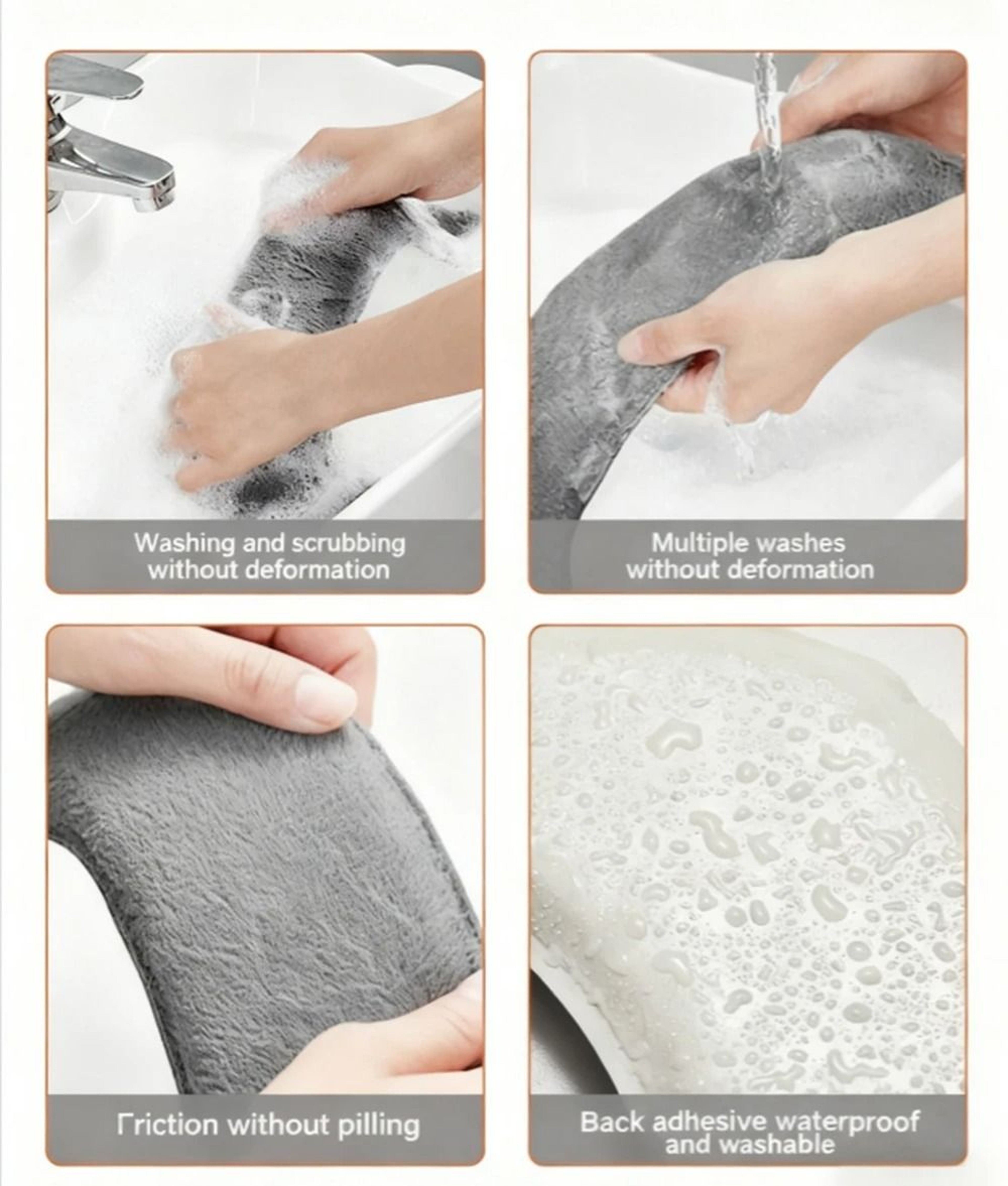 Washable Thickened Soft Warm Toilet Seat Cushion Cover Pads 3