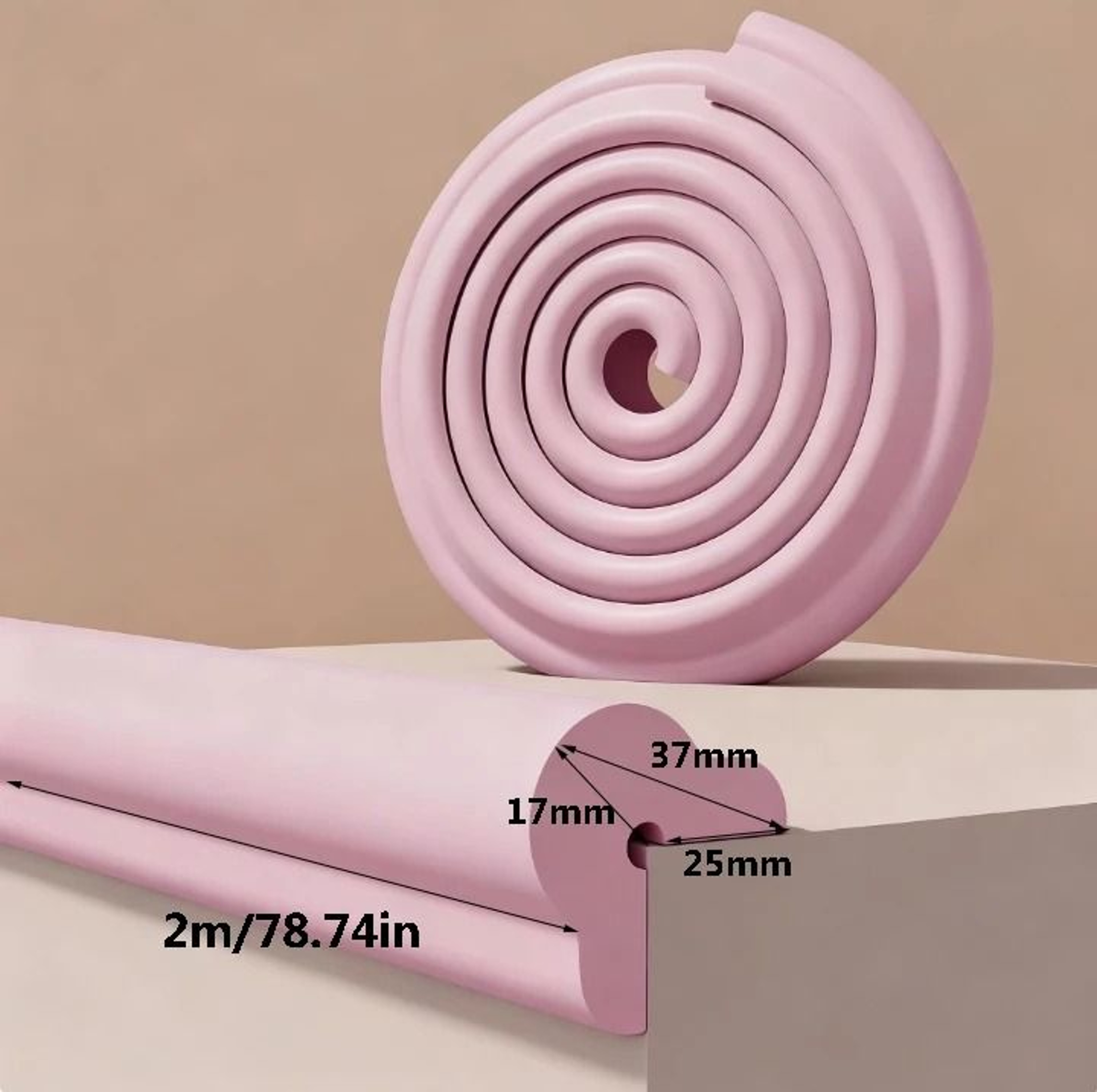 HighDensity AntiCollision Foam Corner Edge Protective Bumper 8