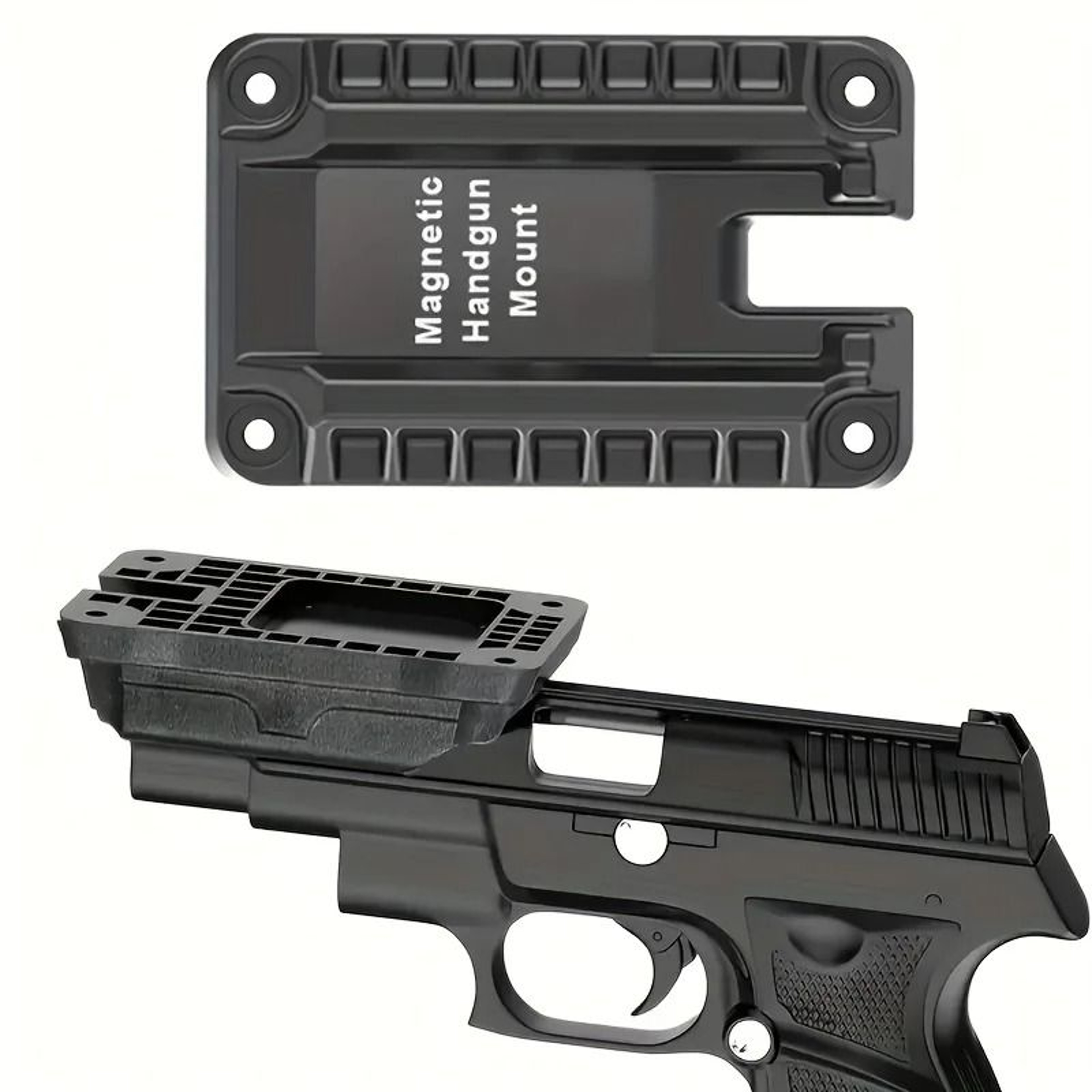 Magnetic Loaded QuickDraw Vehicle Handgun Mount 3