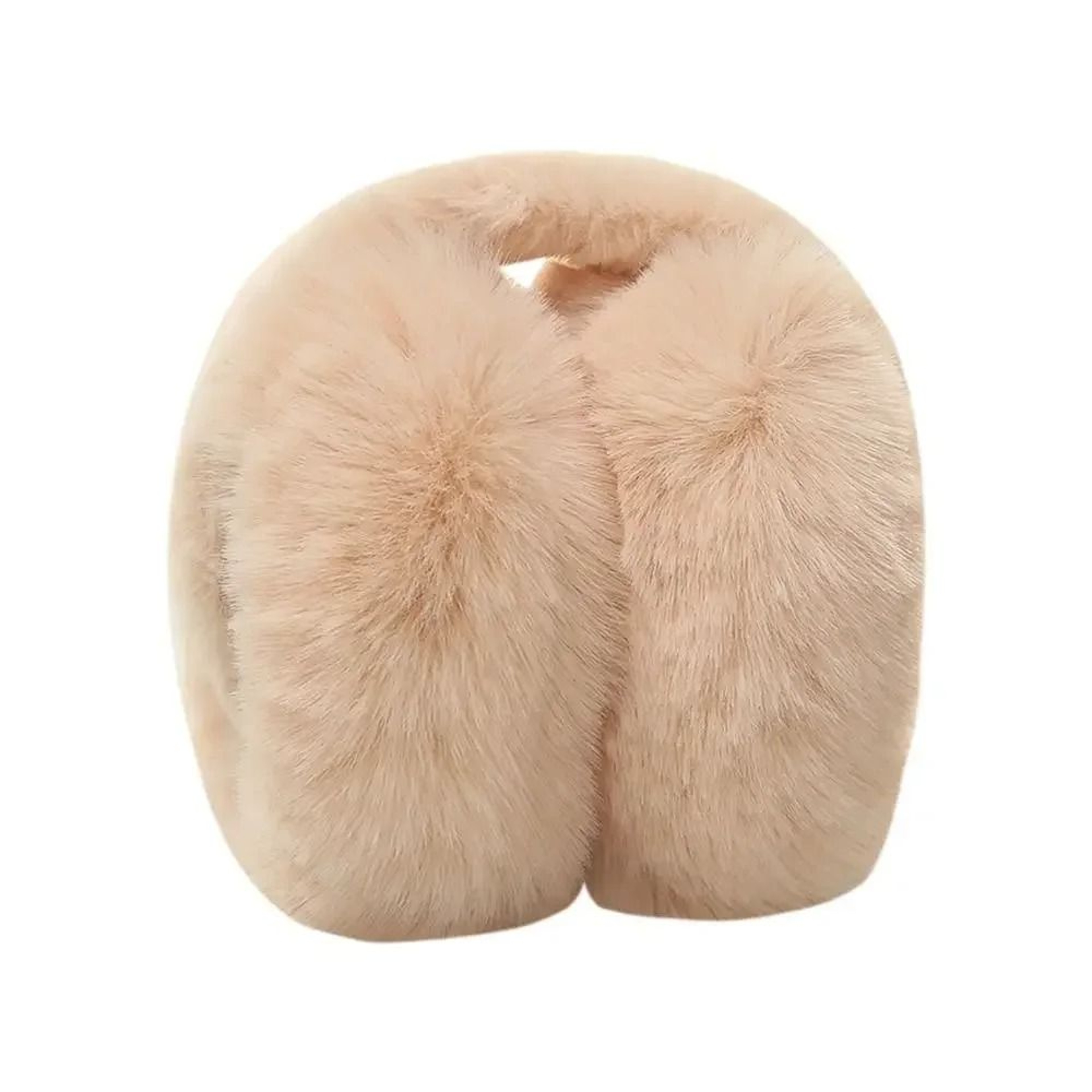 Folding Solid Color Soft Plush Earmuffs And Winter Ear Warmer 9