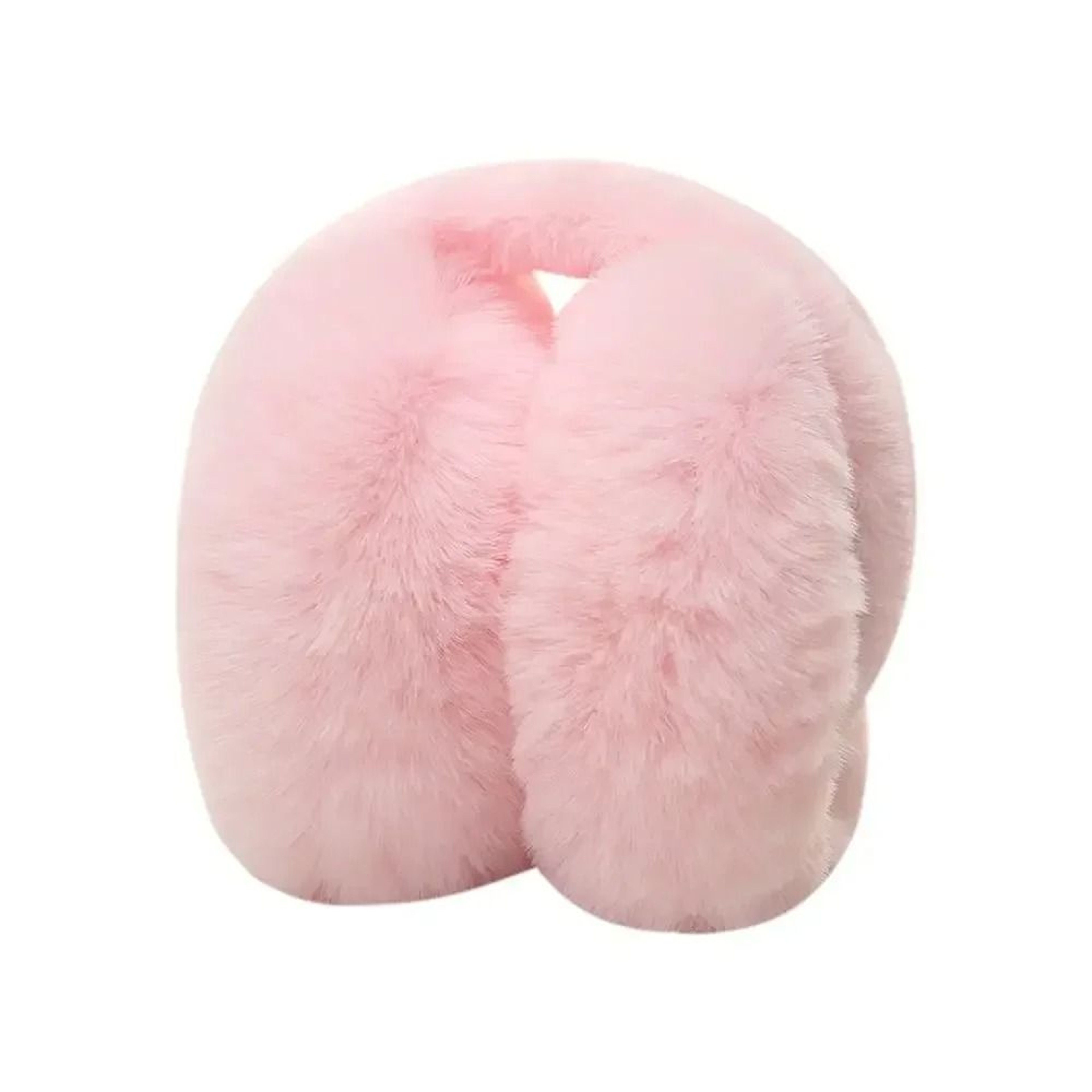 Folding Solid Color Soft Plush Earmuffs And Winter Ear Warmer 11