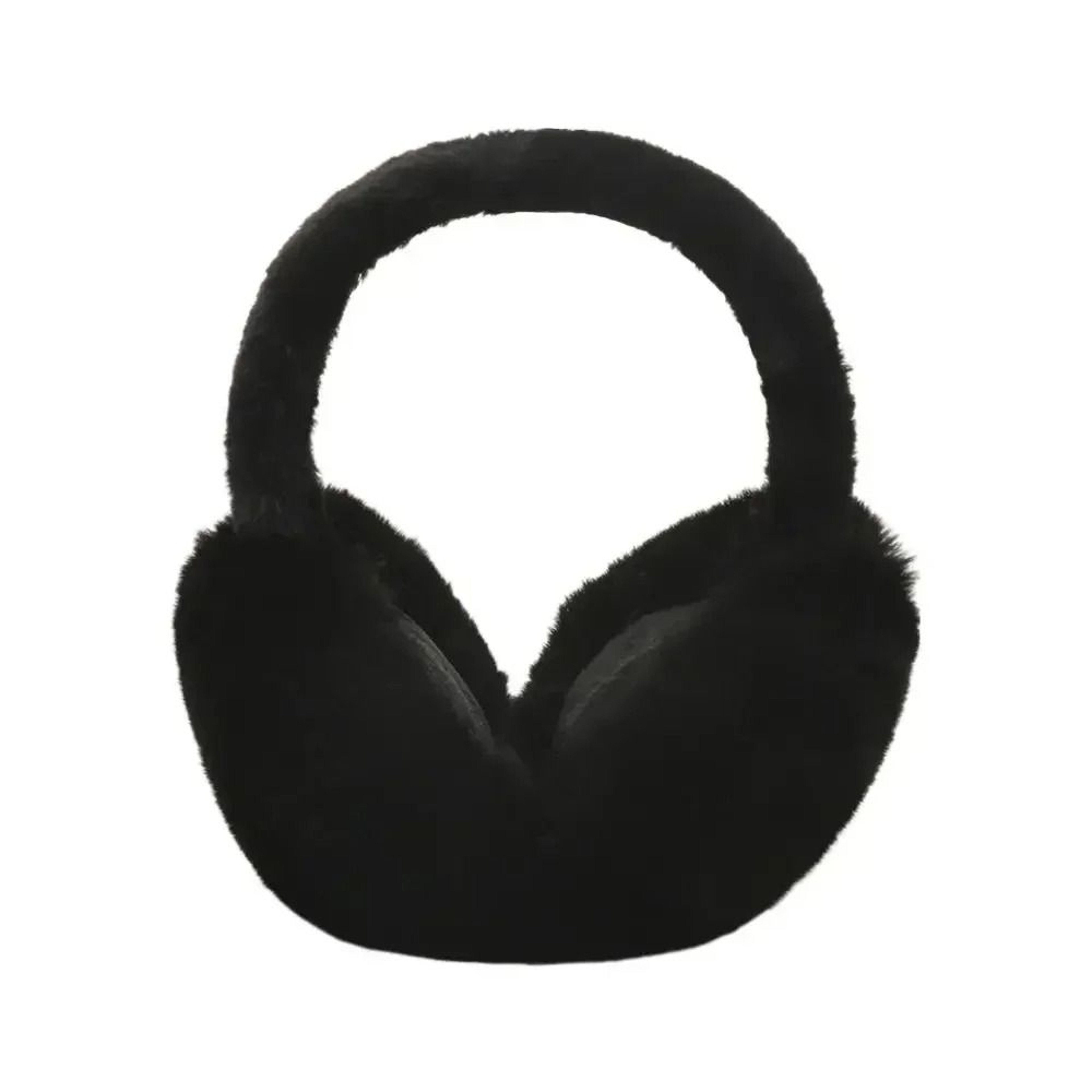 Folding Solid Color Soft Plush Earmuffs And Winter Ear Warmer 7
