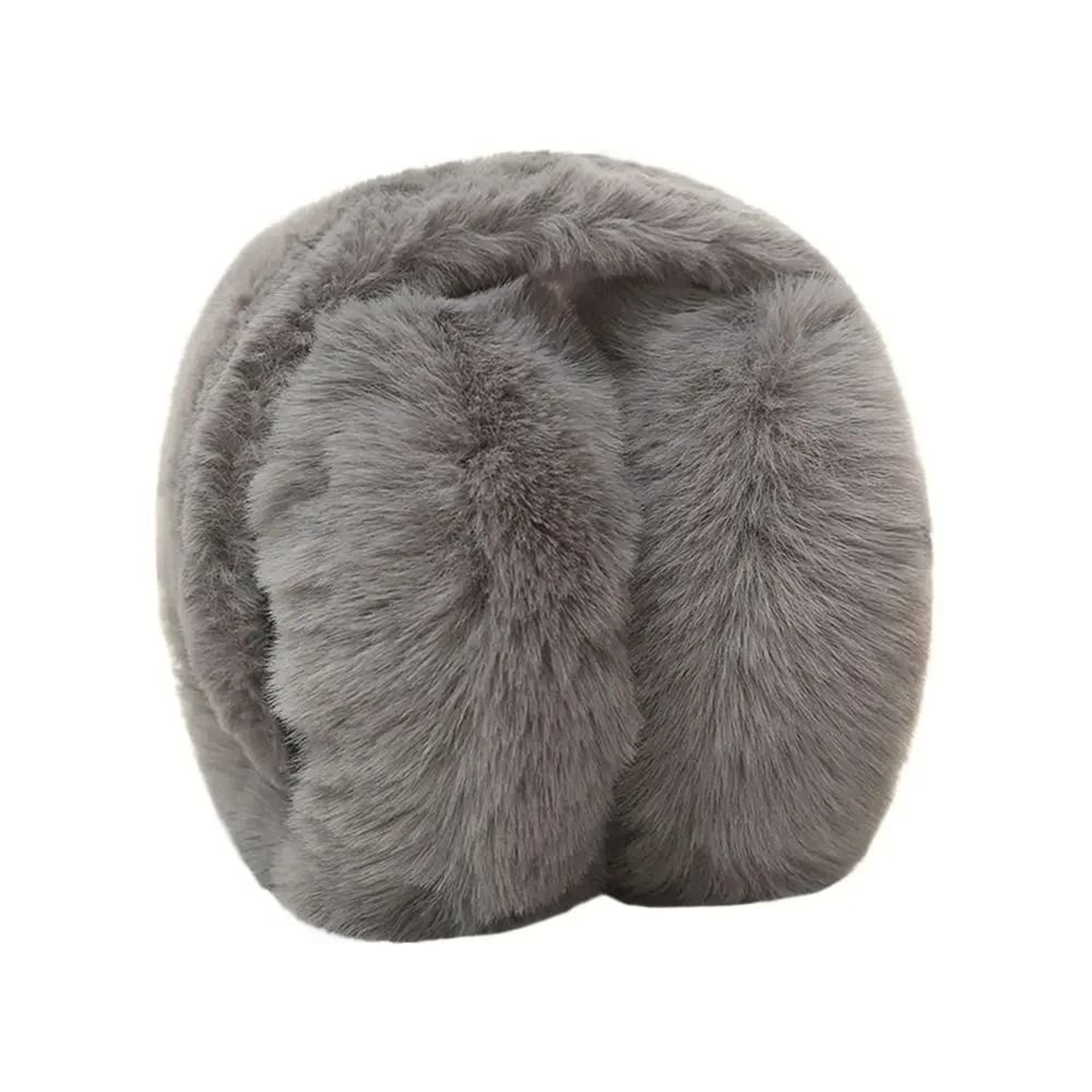 Folding Solid Color Soft Plush Earmuffs And Winter Ear Warmer 8