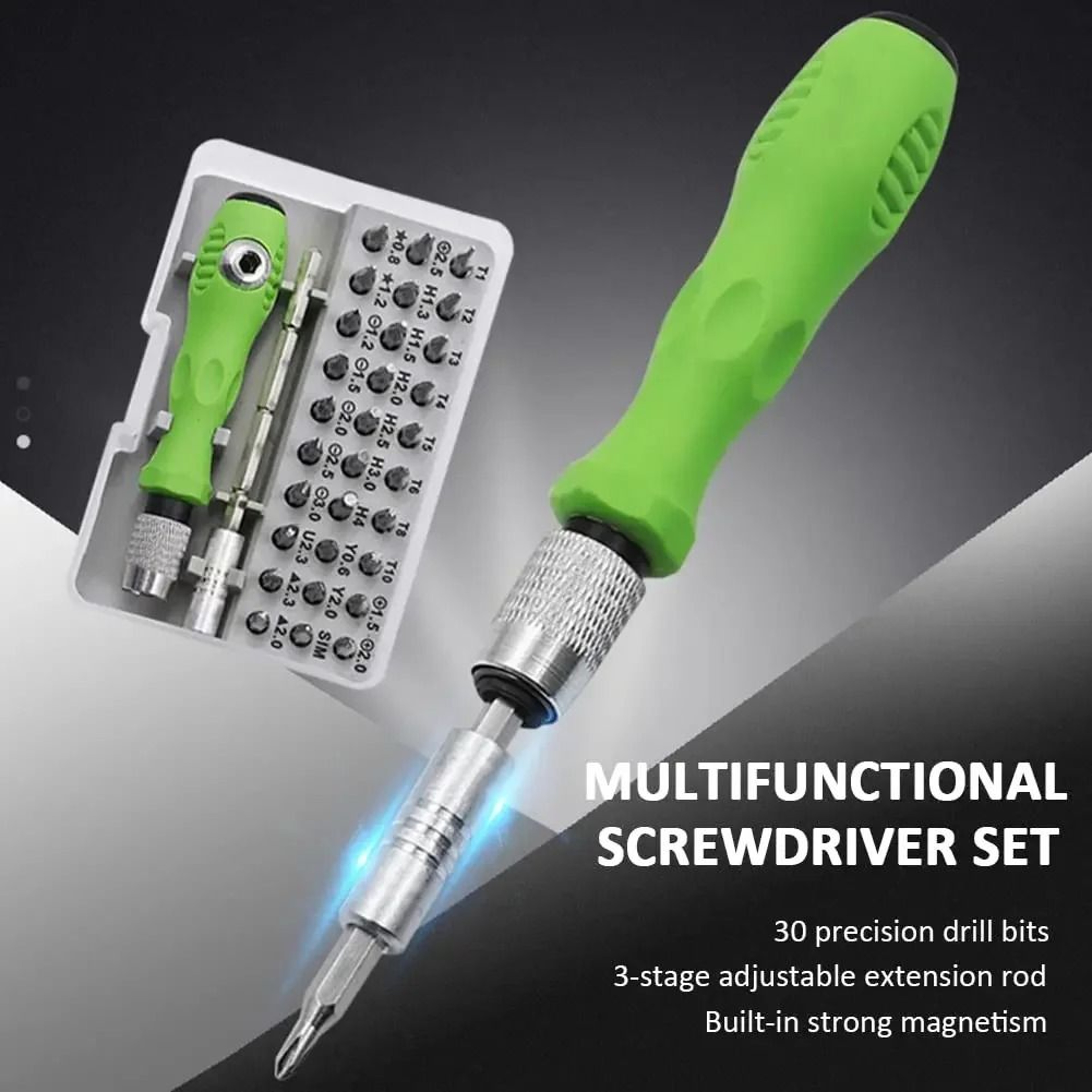 32in1 Precision Magnetic Screwdriver And MultiBit Repair Tool Set 2