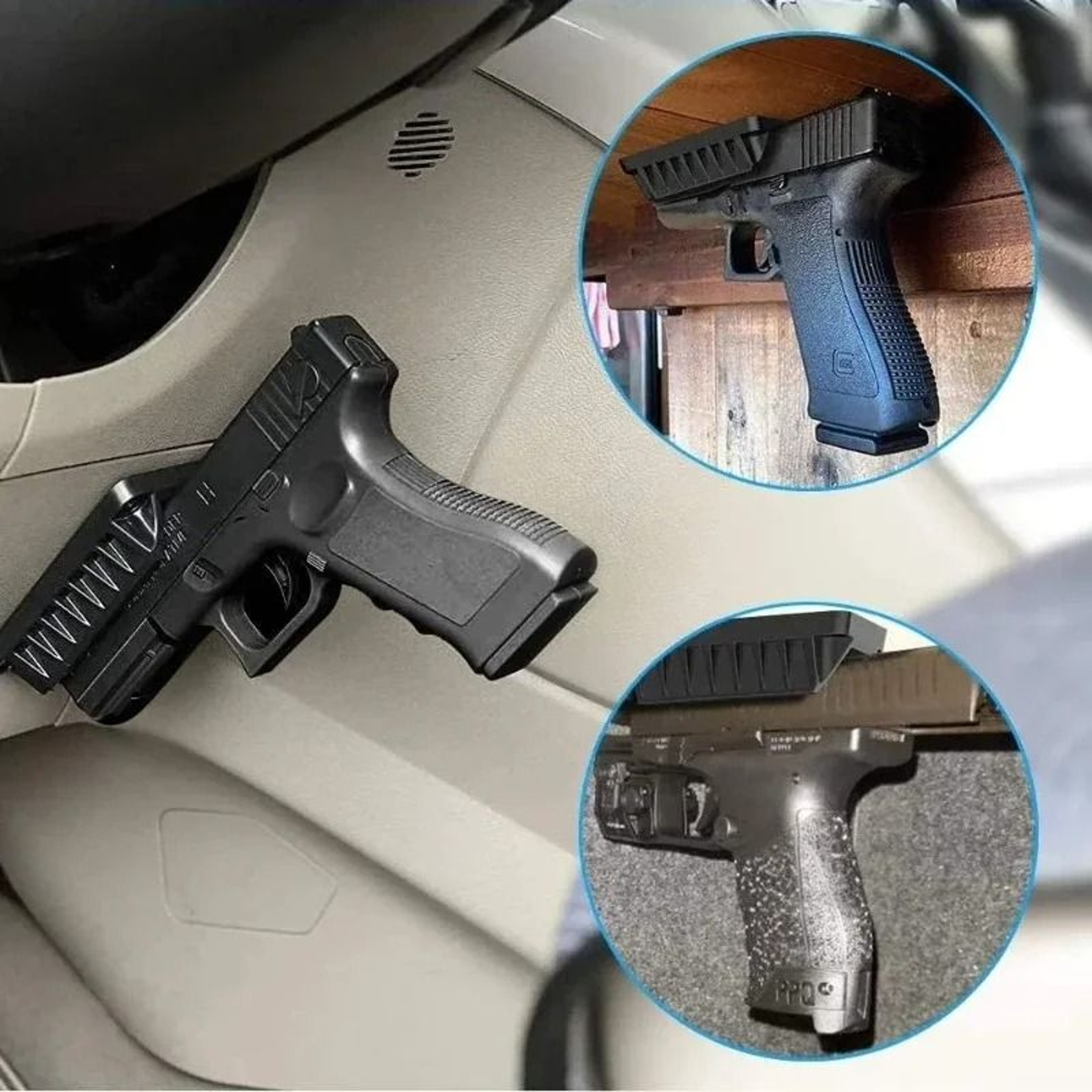 UltraStrong QuickDraw Concealed Magnetic Holster Mount 3