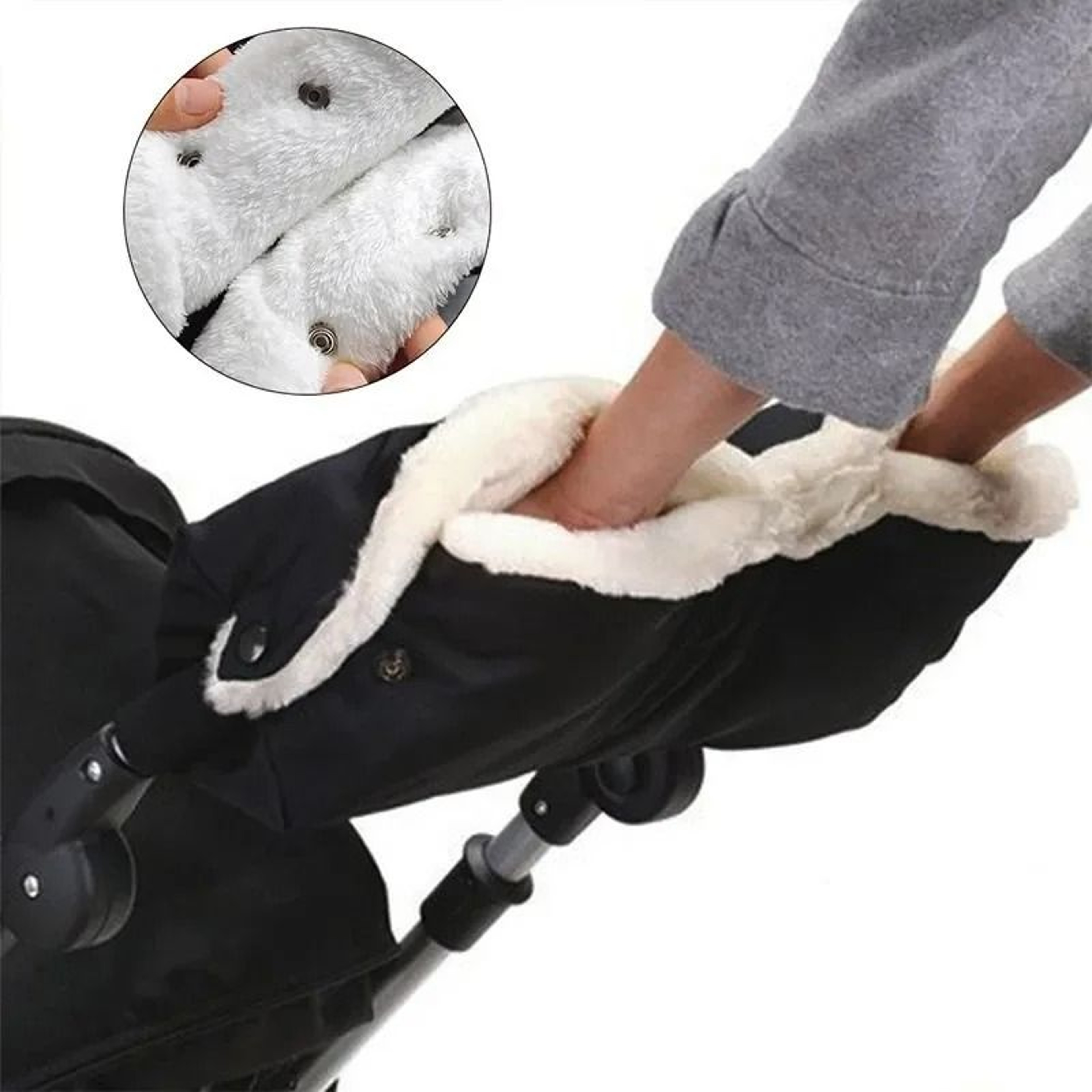 Universal Winter Warm Windproof Waterproof Stroller Mittens 0