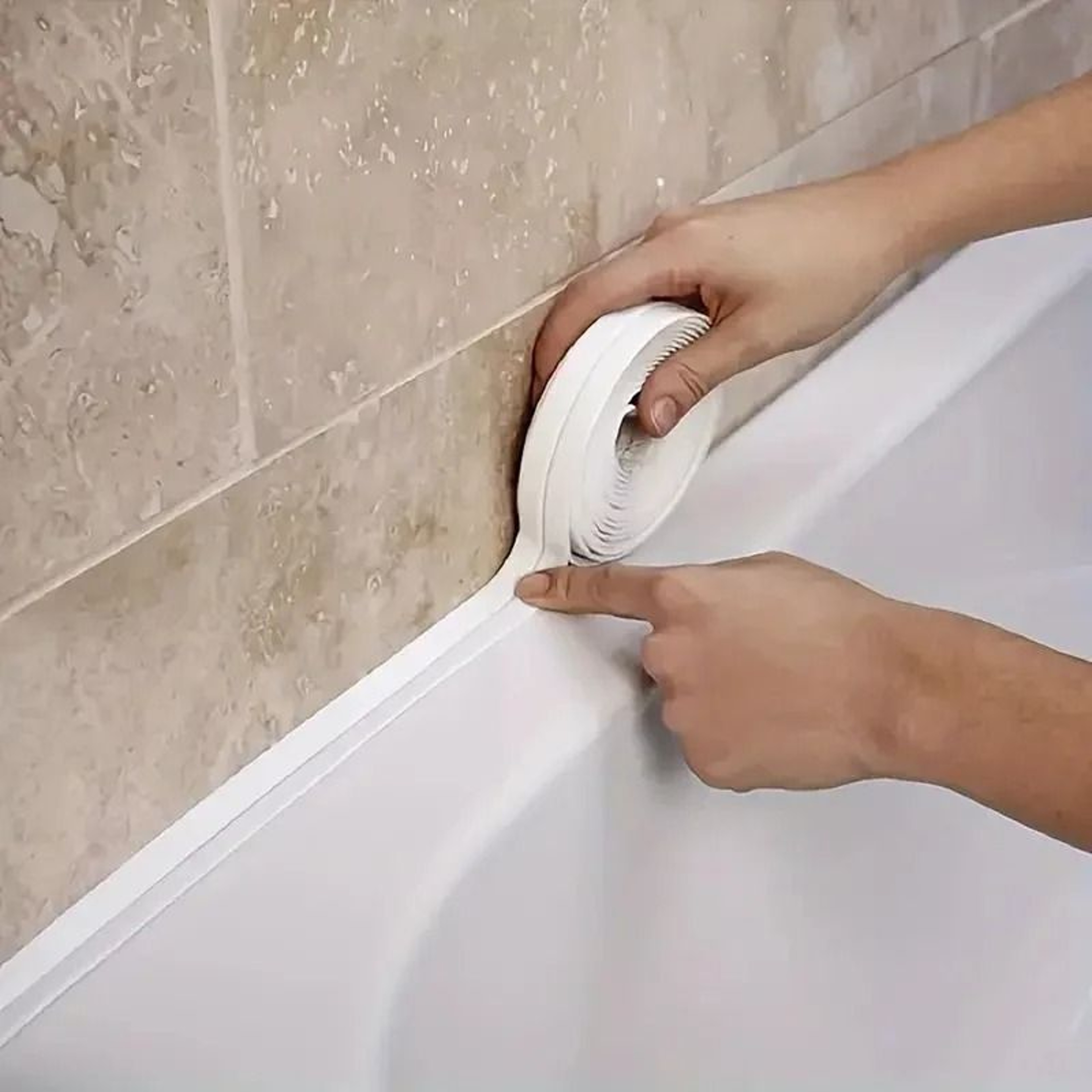 Waterproof PVC Wall Sealing Tape And Sink Edge Strip 3