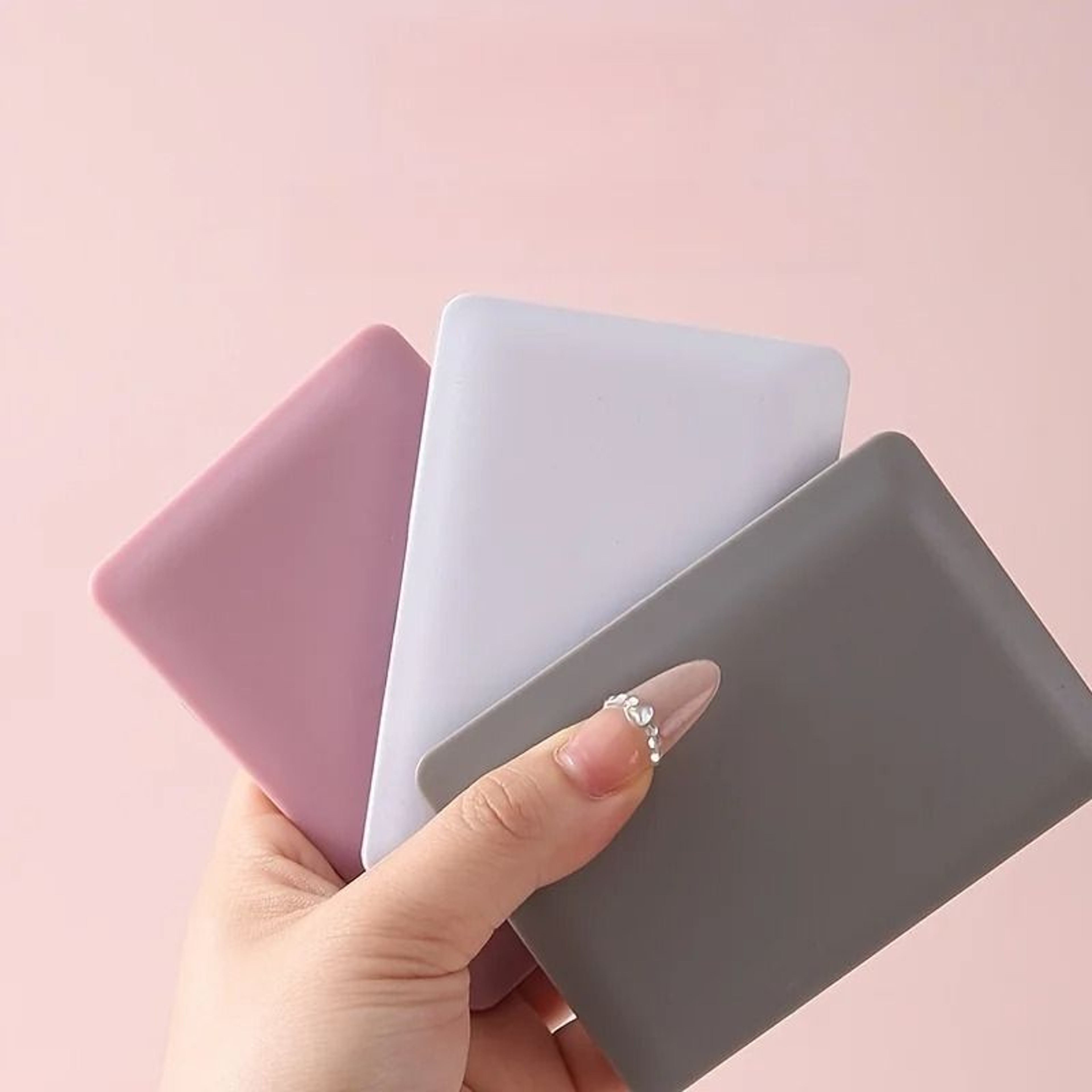 Mini LaptopShaped Folding Pocket Makeup Mirror 4