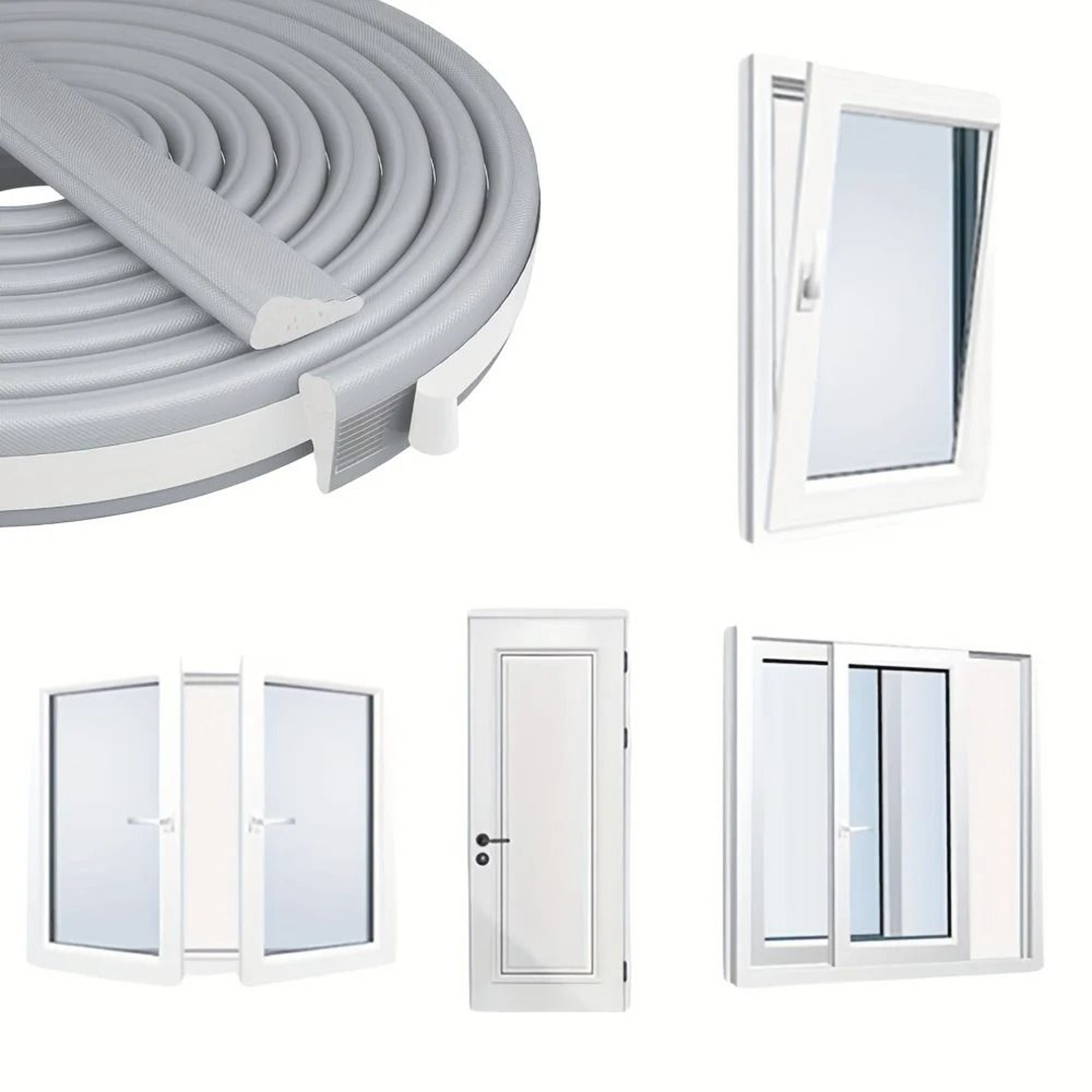 3Meter HighDensity PU Foam Wedge Door And Window Weather Stripping 6