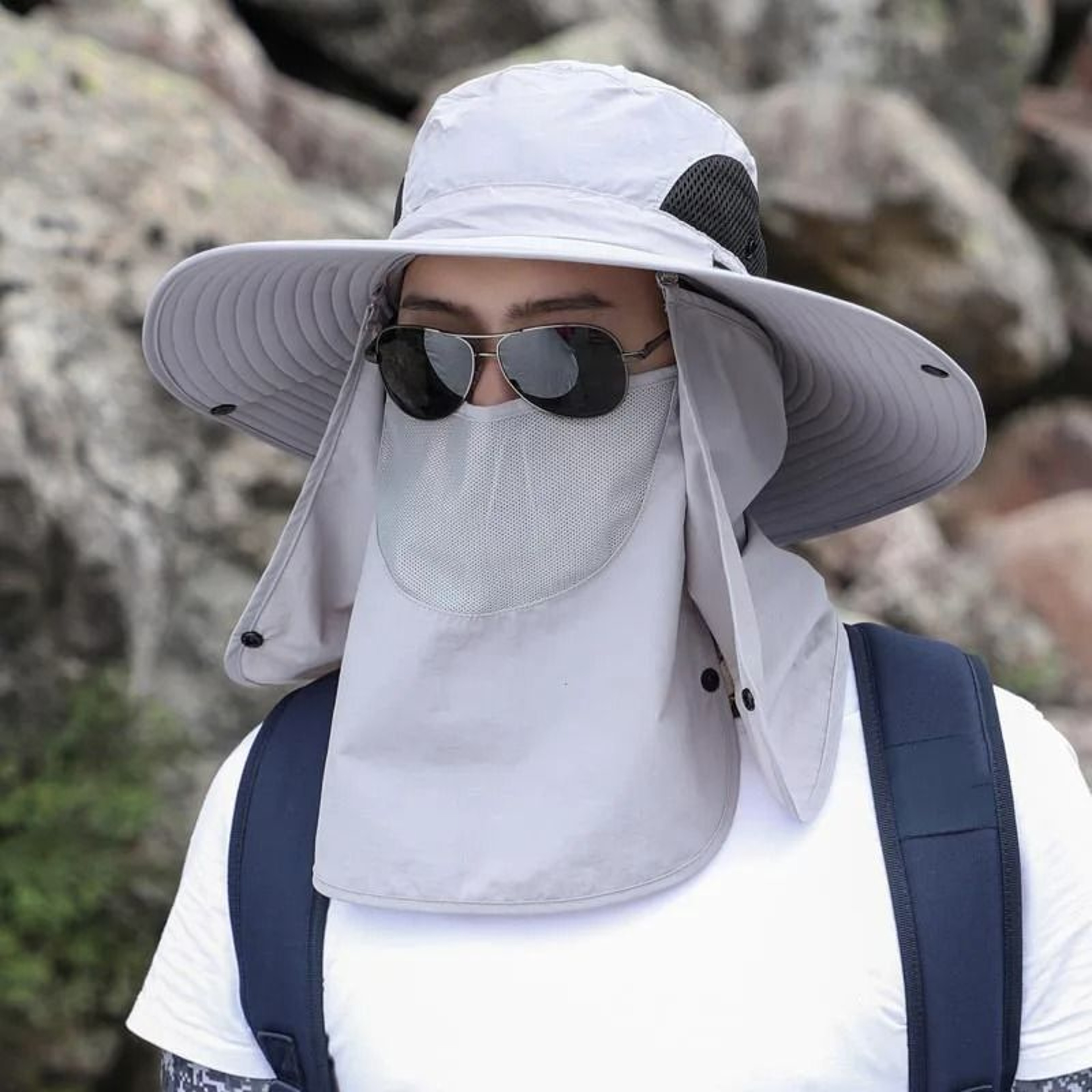 MultiPanel FullProtection Breathable Outdoor Sun Hat 8