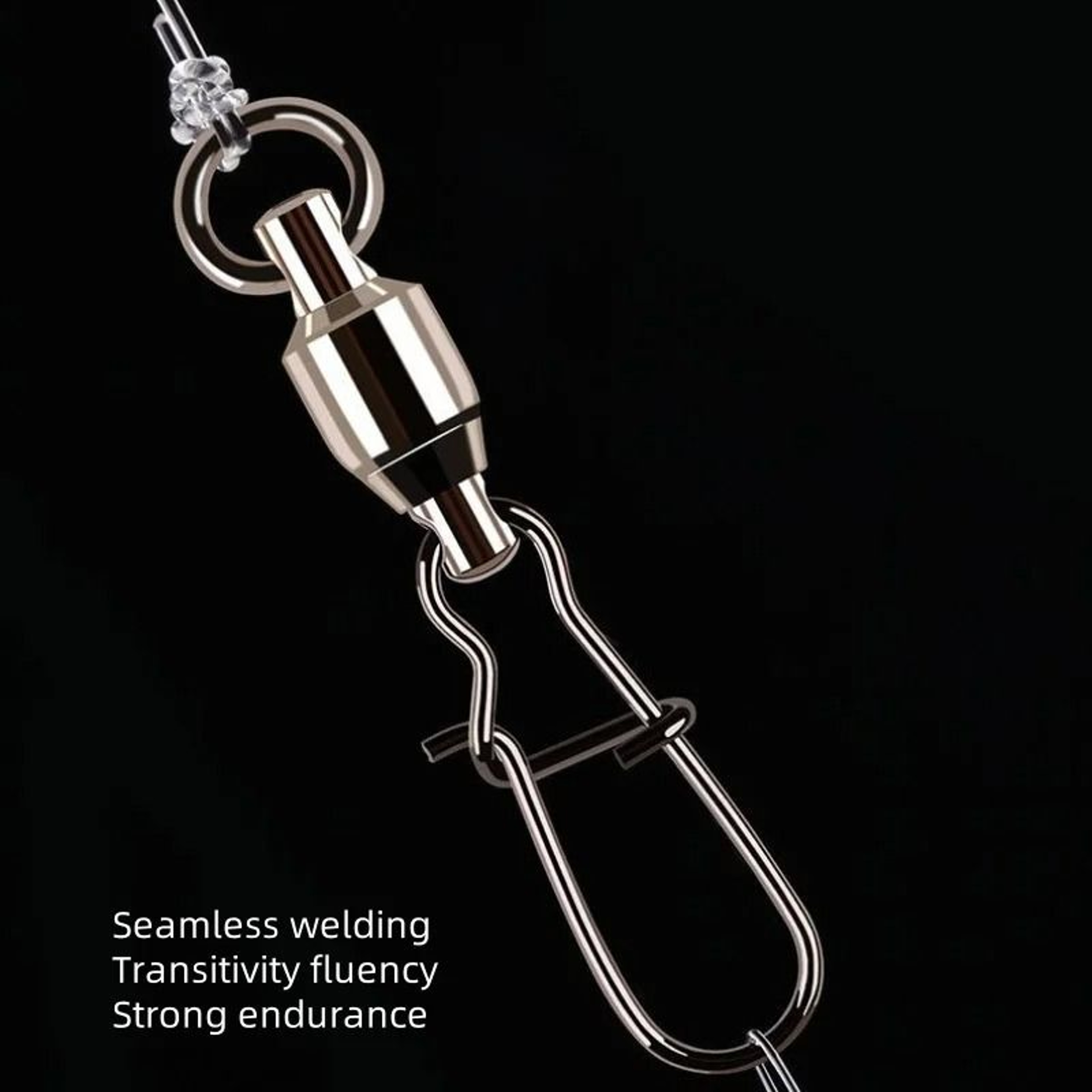 20Piece HeavyDuty Ball Bearing Swivel With Cross Lock Snap Connectors 3