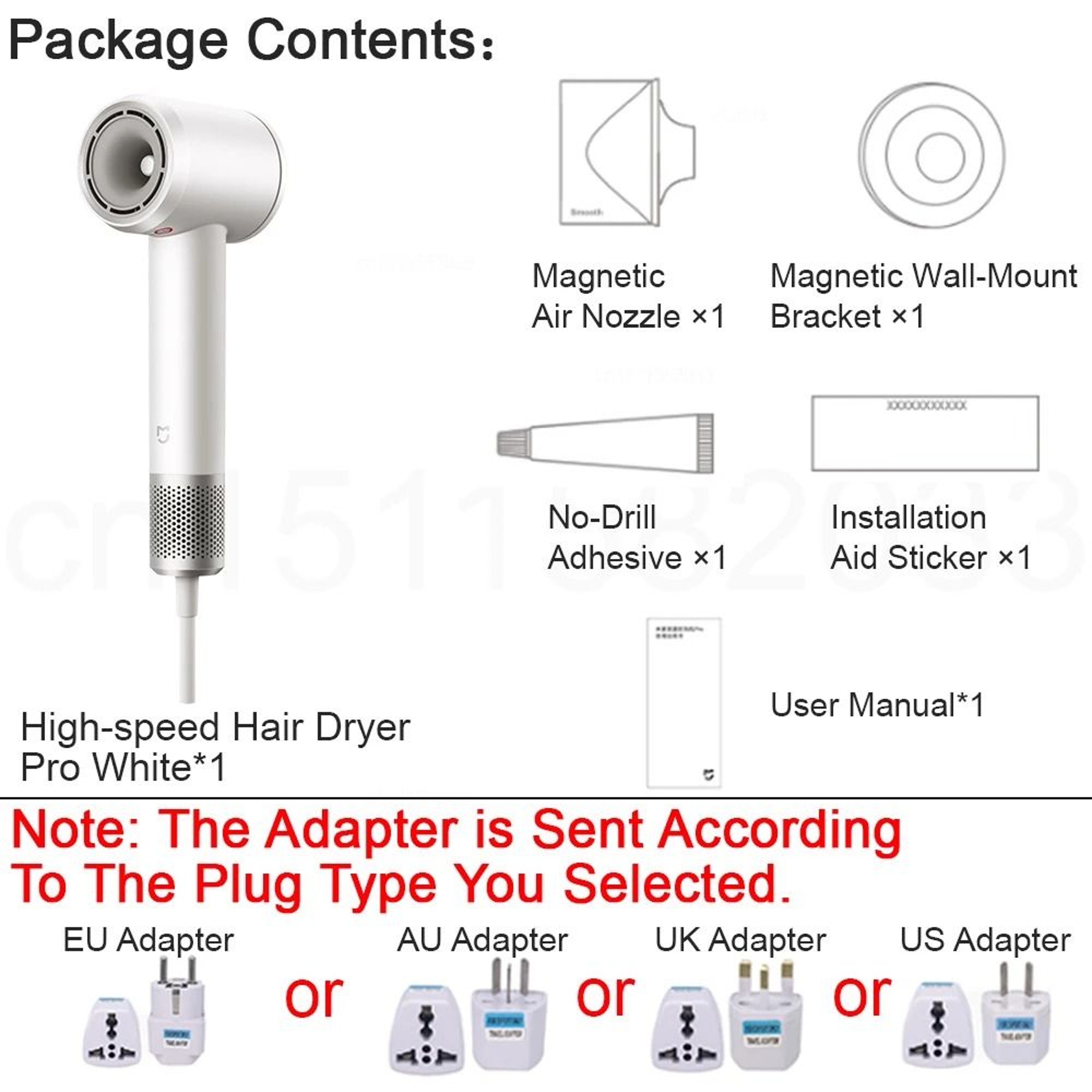Xiaomi Mijia HighSpeed Hair Dryer Pro 6