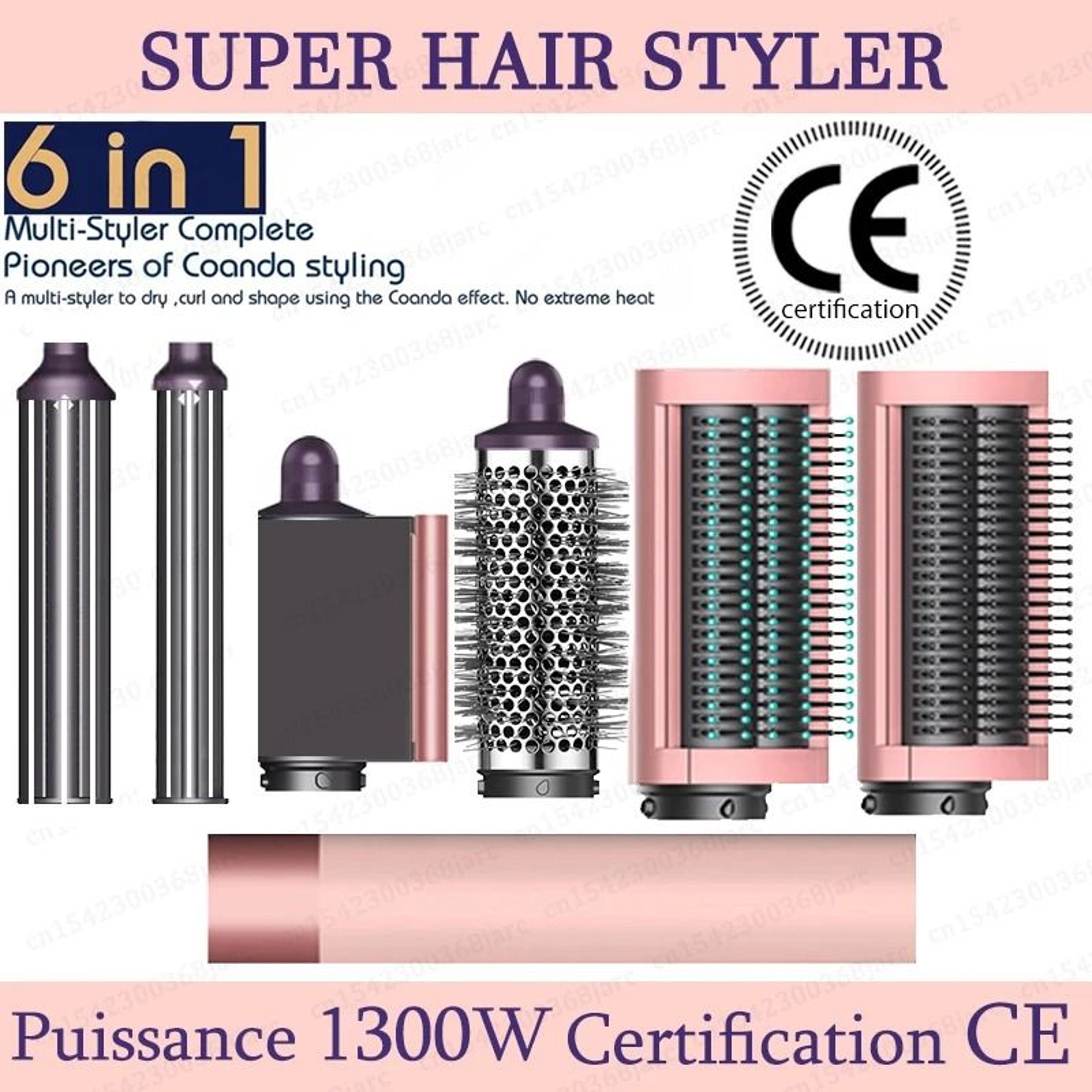 SenCiciMen X9 Multi Hair Styler  7in1 Hot Air Brush Styling System 0
