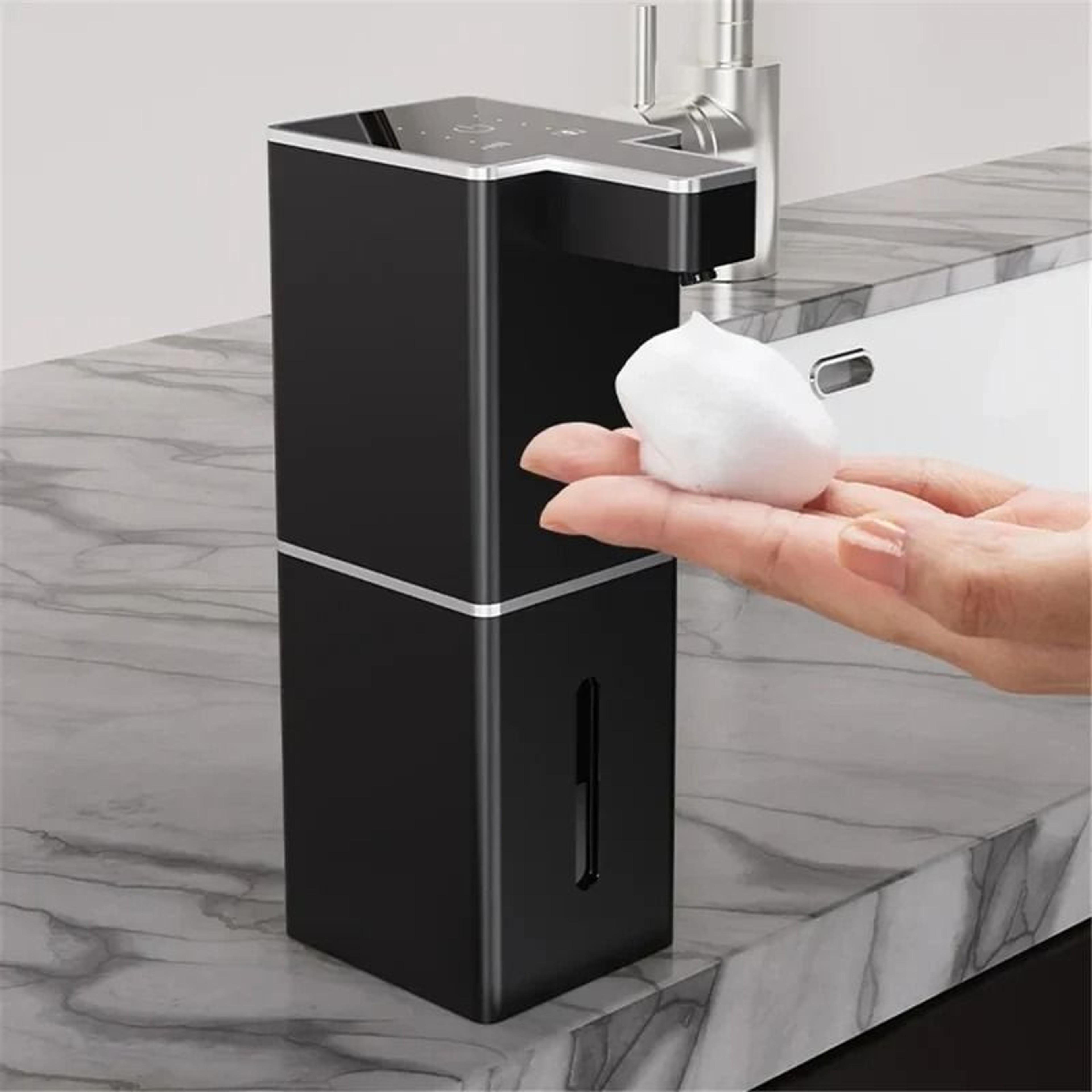 WallMounted Intelligent Induction Touchless Automatic Soap Dispenser 3