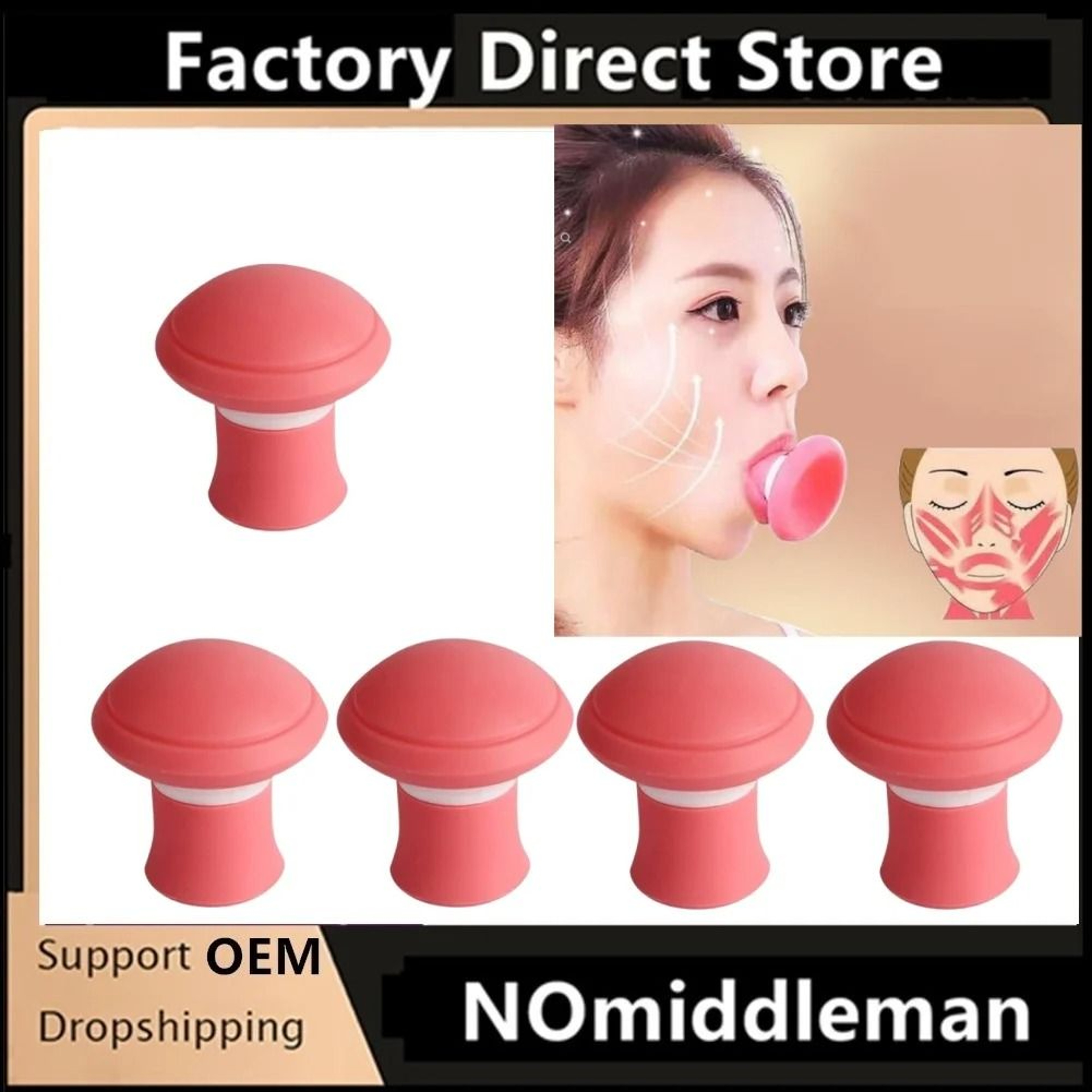 Silicone Facial Masseter Trainer  Jawline Contouring Device 6
