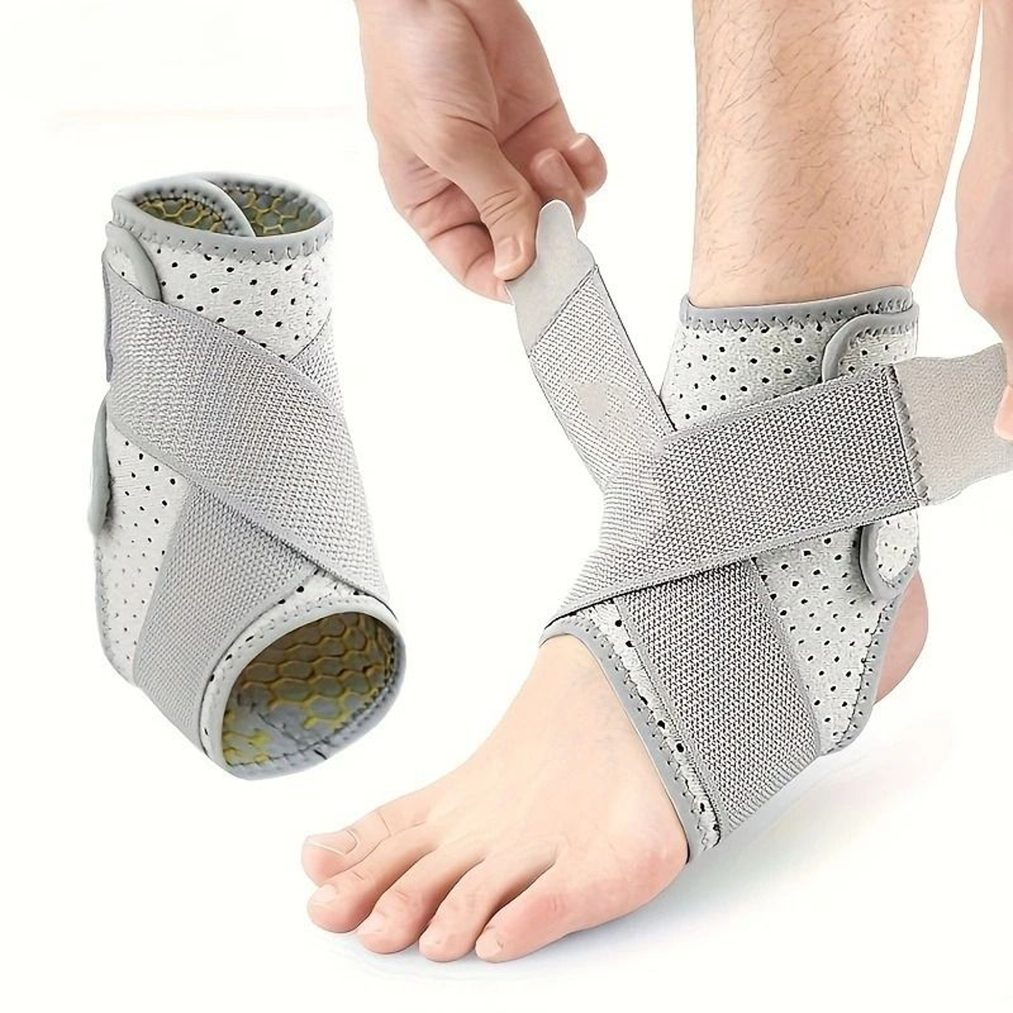 Ankle Support Brace With Side Stabilizers 0