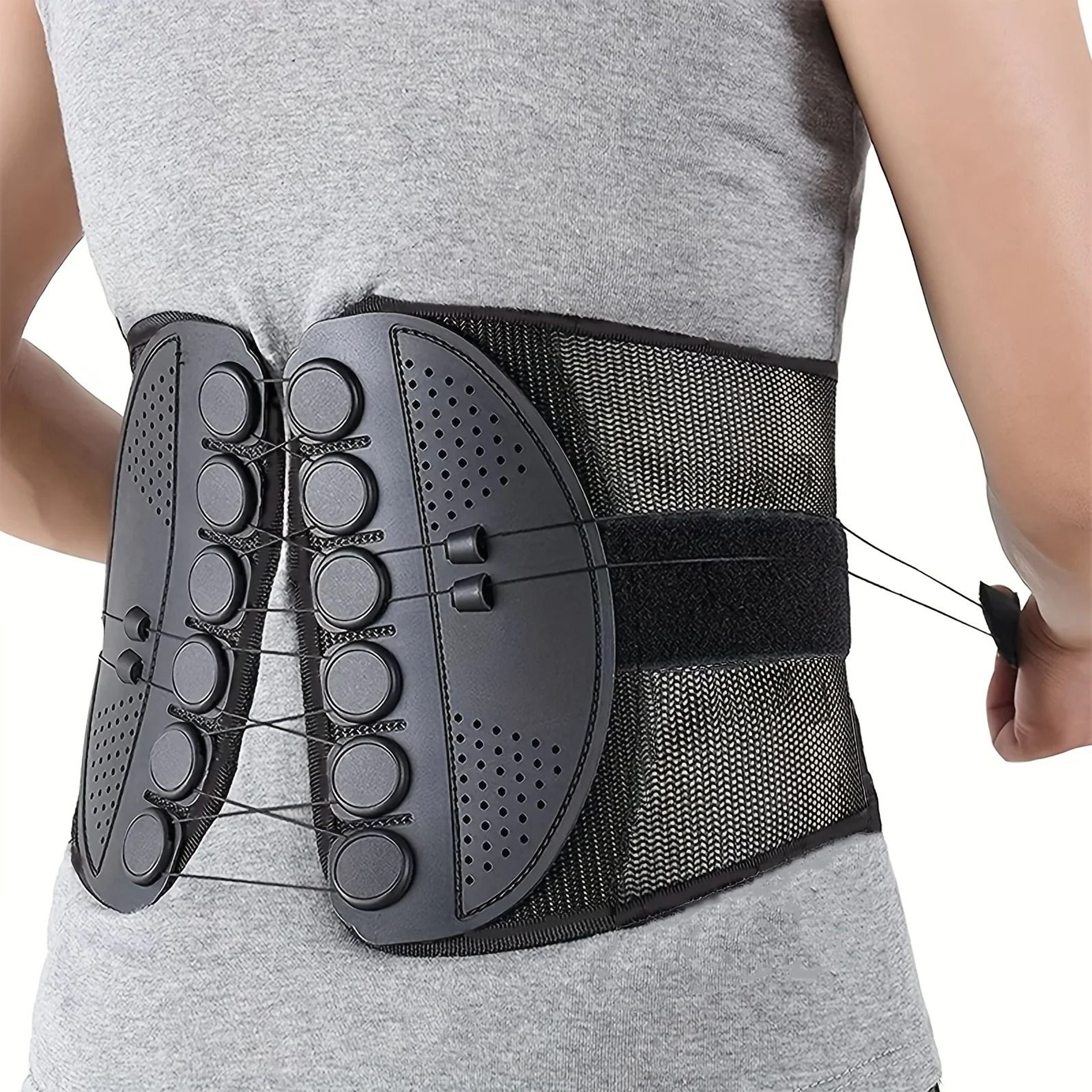 DoubleDrawstring Breathable Sports Waist Support Belt 6
