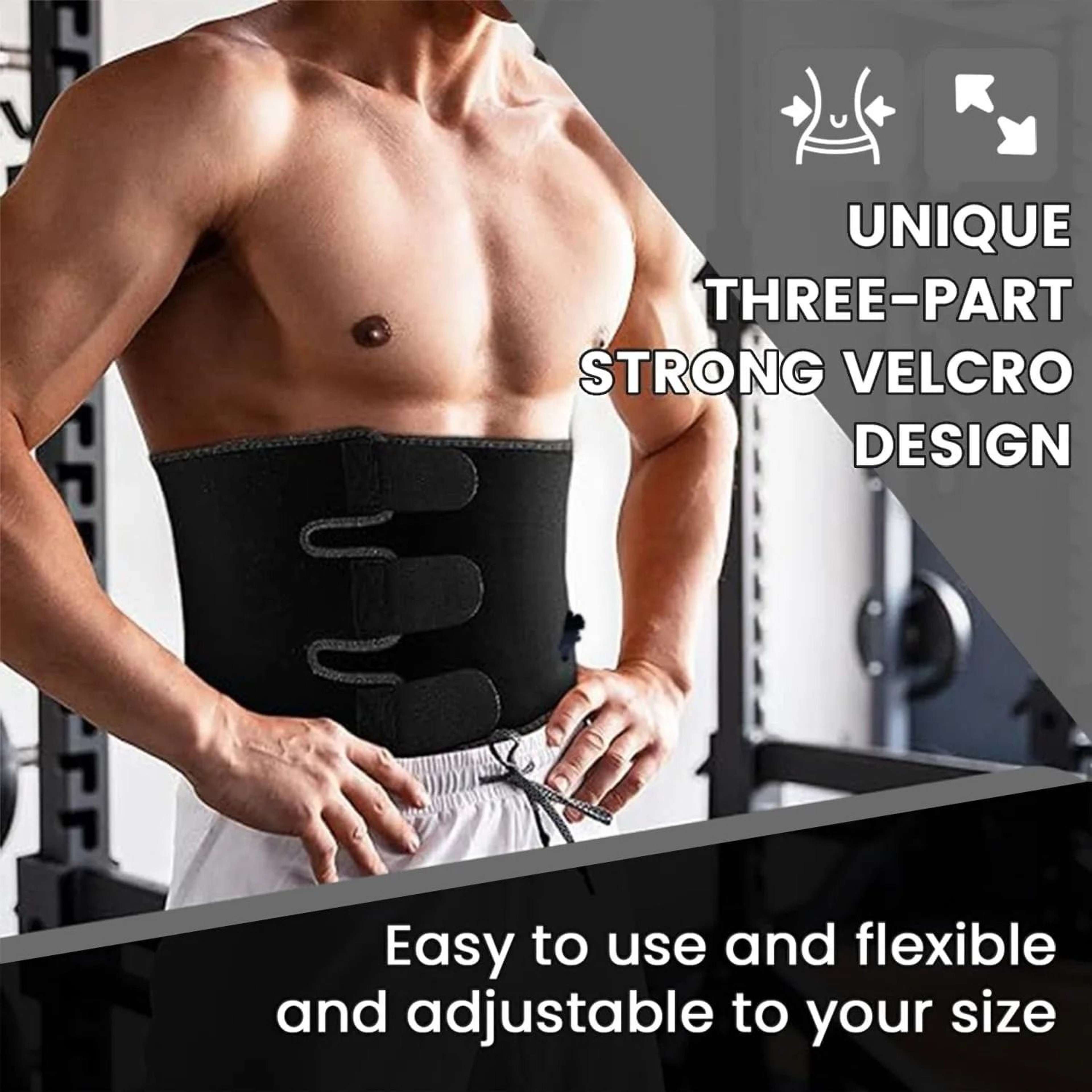 Sweat Waist Trimmer Core Compression Belt 2