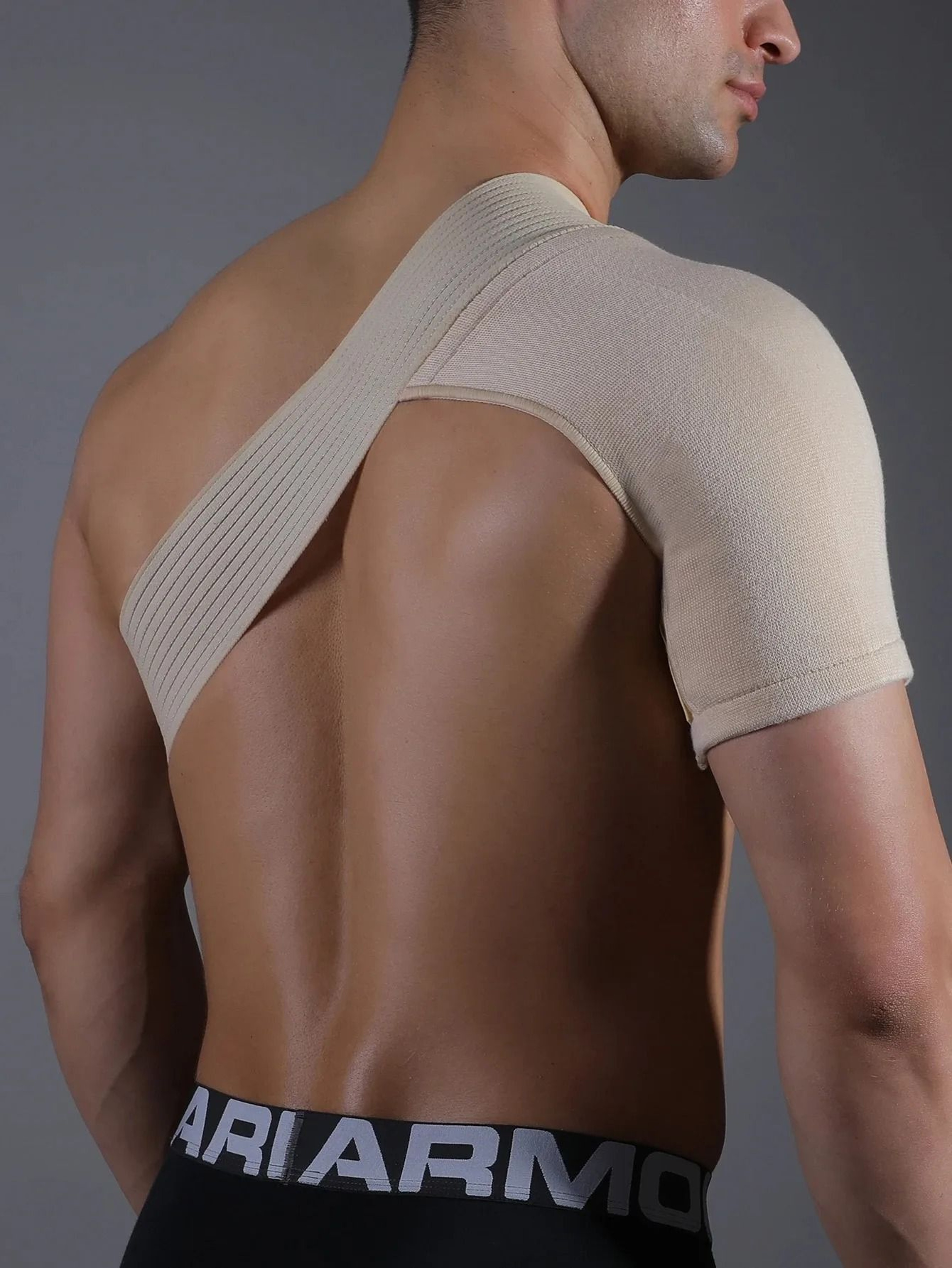 Unisex Adjustable Compression Single Shoulder Brace Support Strap 3