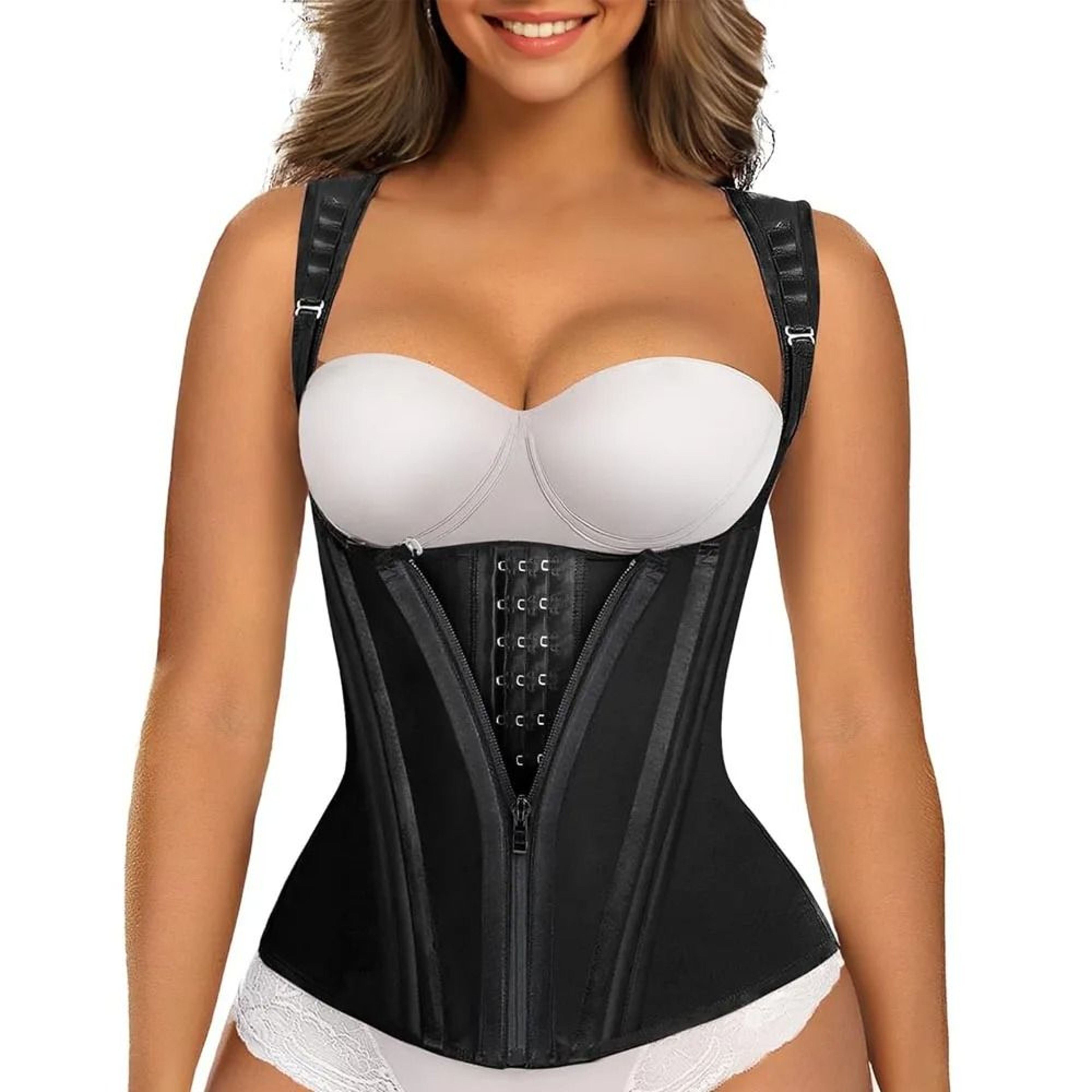 Steel Boned Hourglass Waist Trainer Corset 7