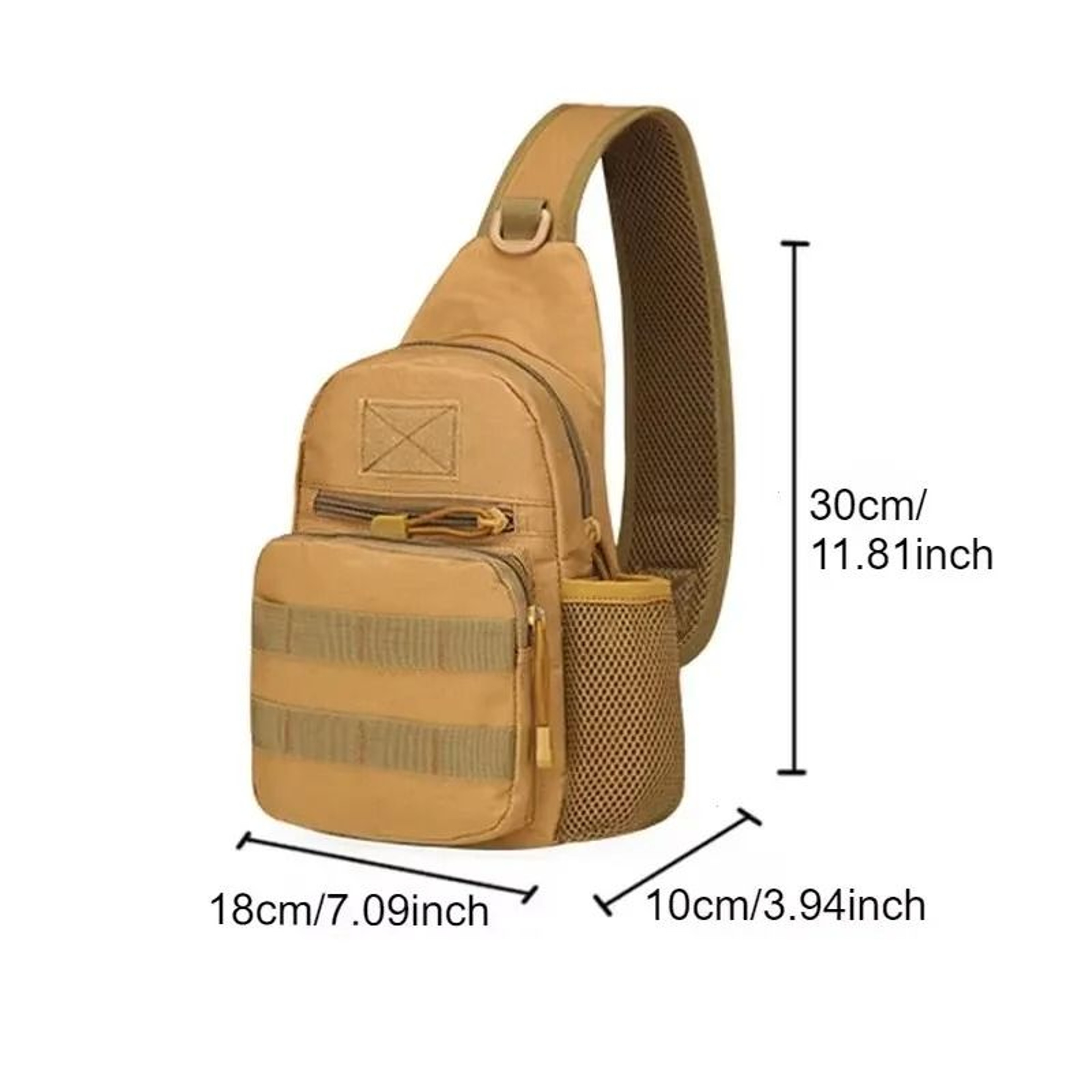 Tactical MOLLE Hiking Chest Sling Bag 2
