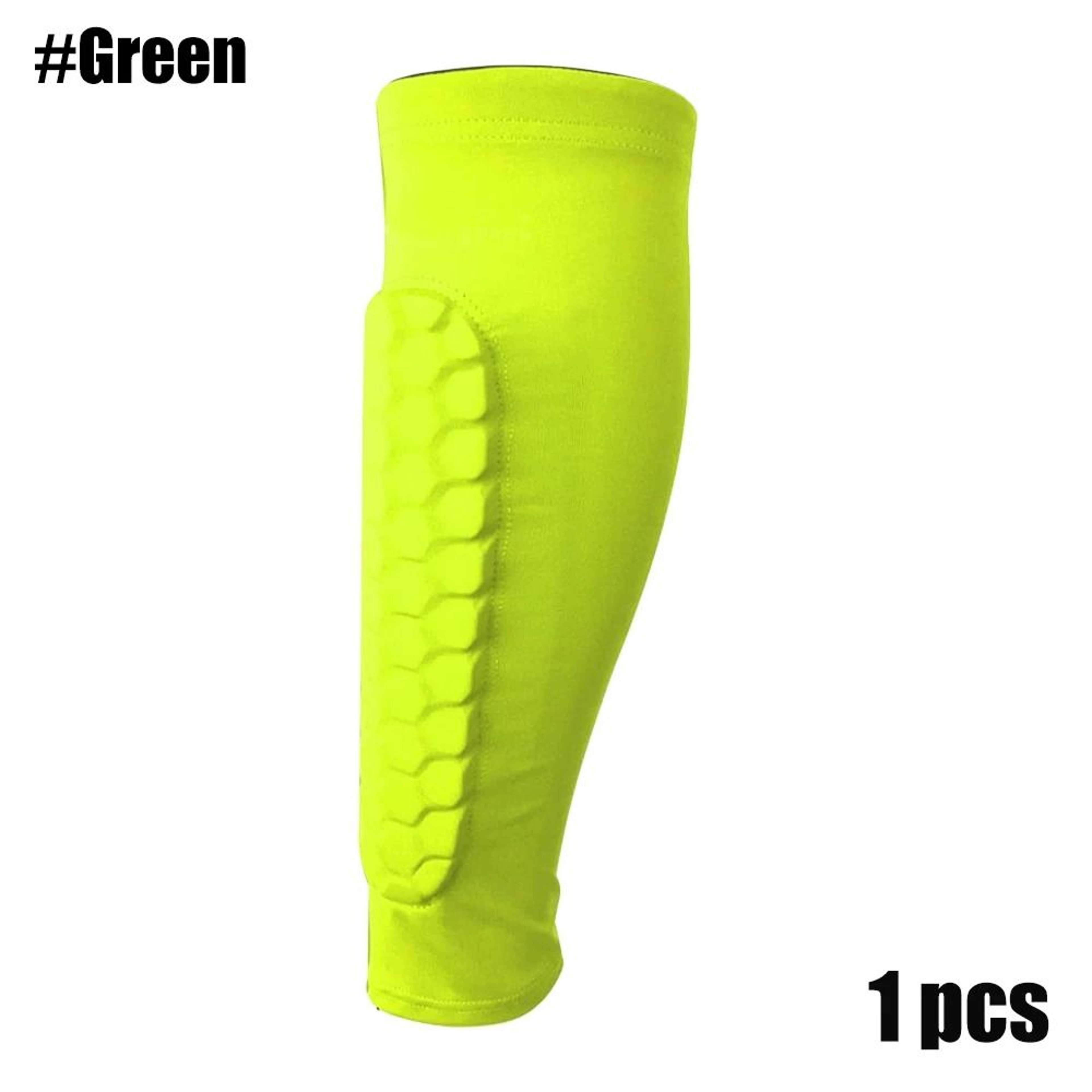 Soccer Honeycomb Shin Guard Compression Sleeve 6