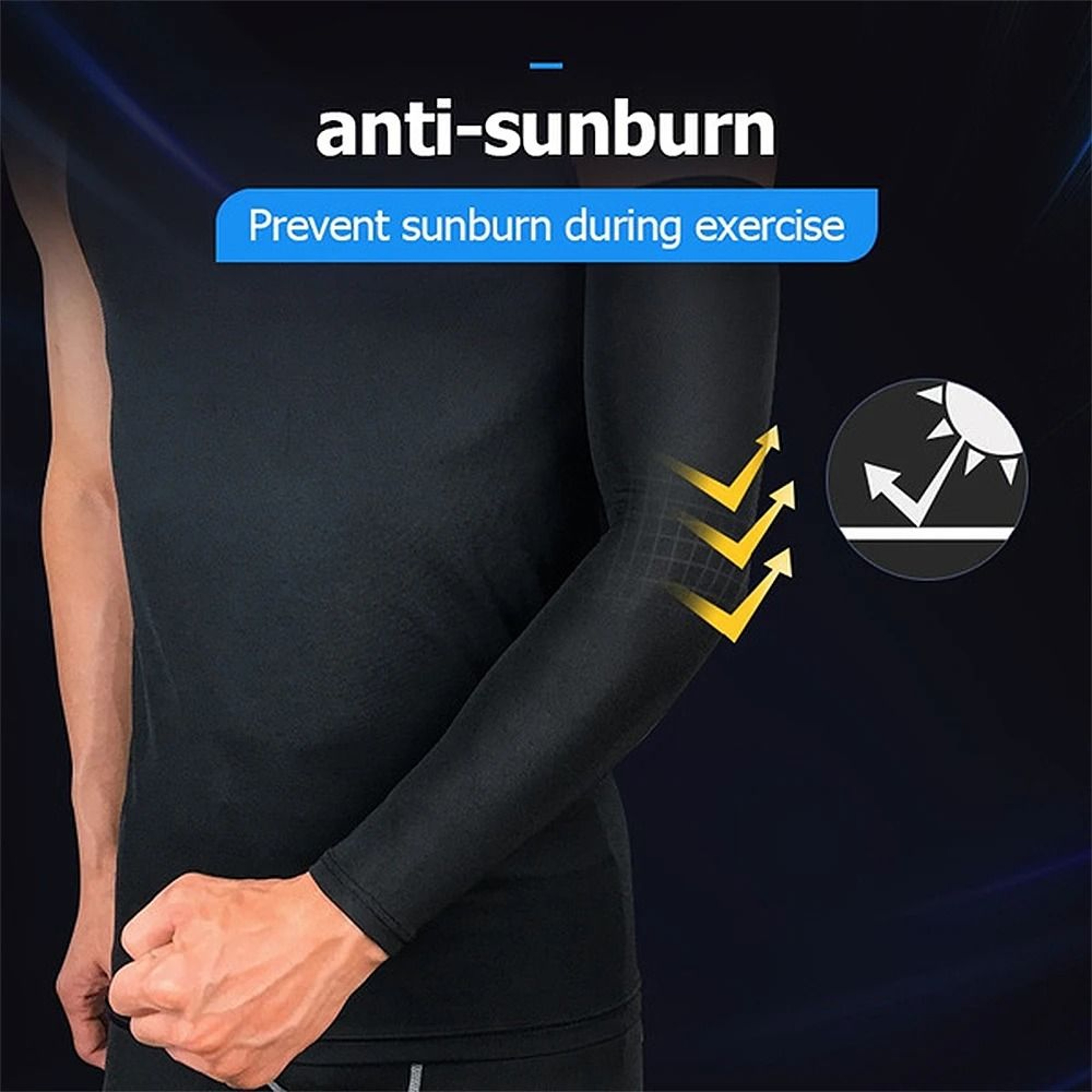 Cooling Sports Compression Arm Sleeve 2