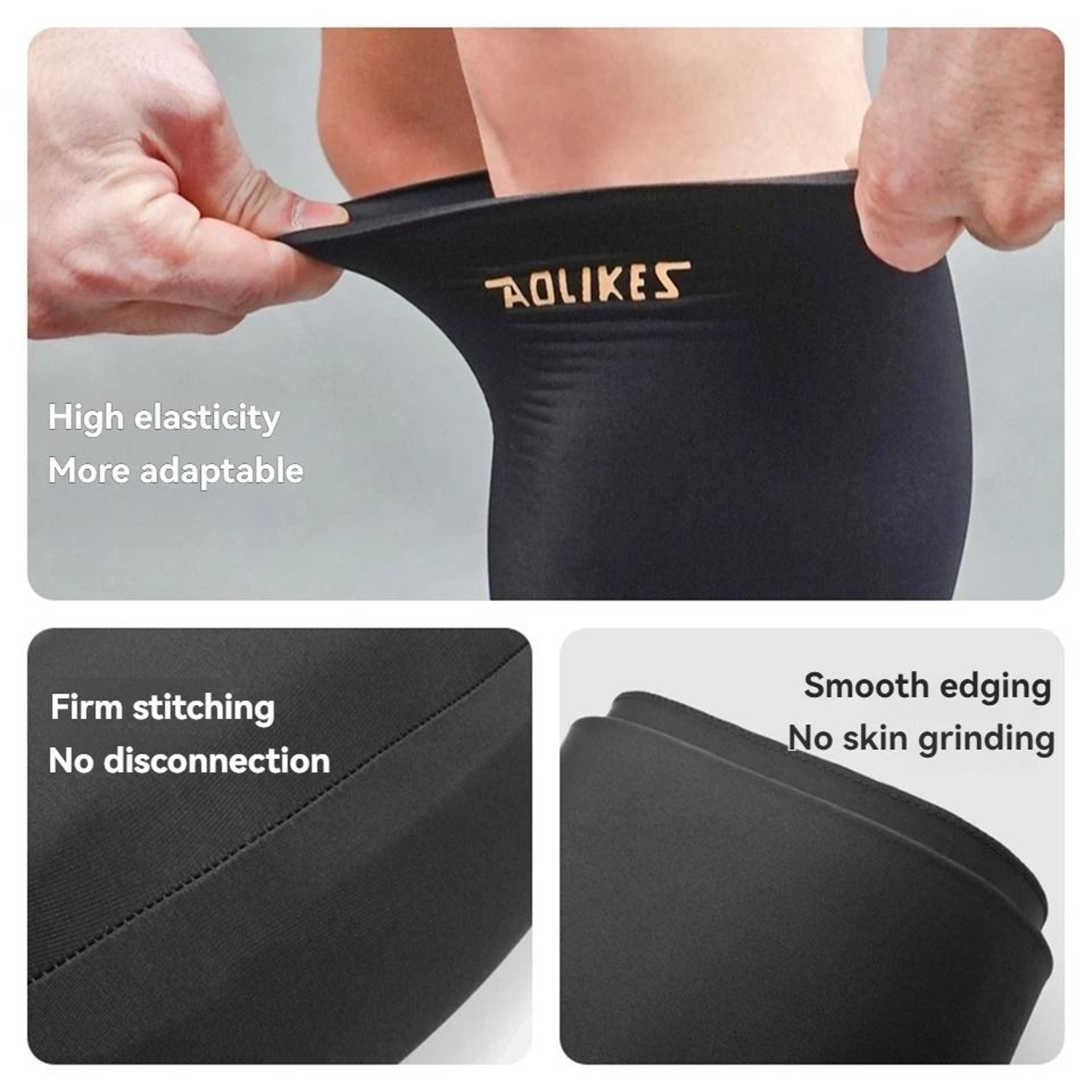 AOLIKES 360 FullCoverage Calf Compression Sleeve For Hot And Cold Therapy 4