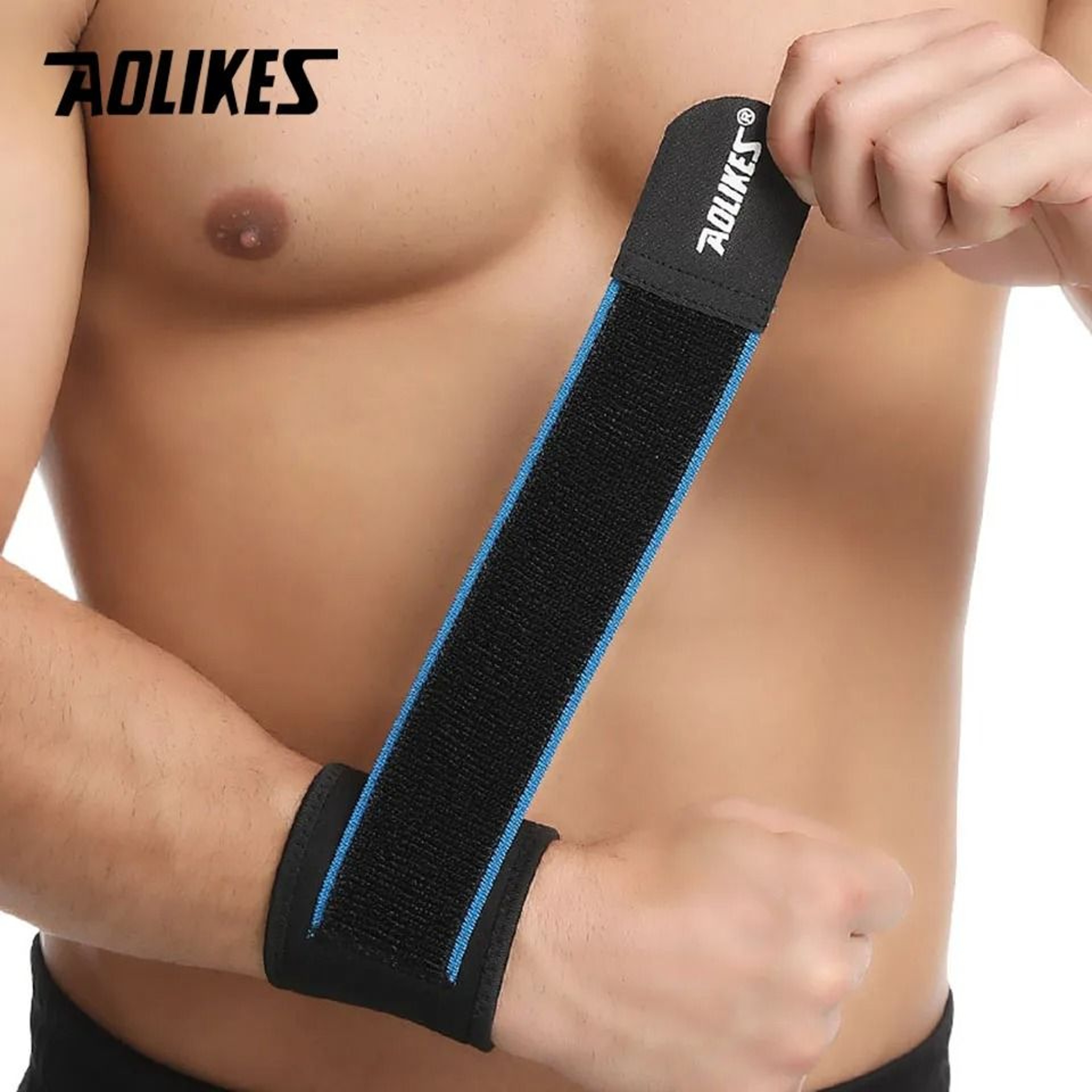 AOLIKES Adjustable Sport Wristband Wrap And Compression Joint Support Bandage 3