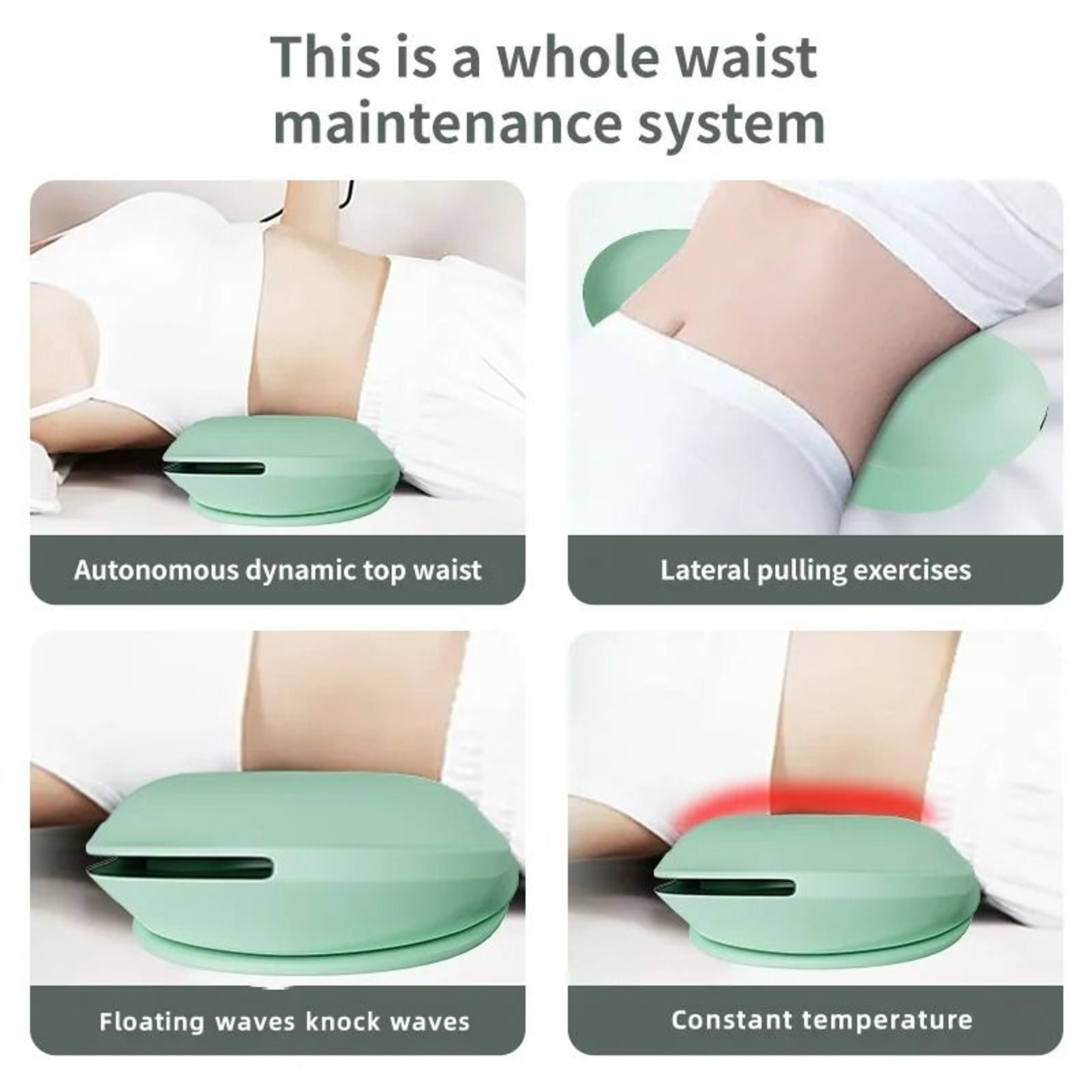 Professional Electric Lumbar Traction  Inflatable Back Stretcher With Heat Therapy 3