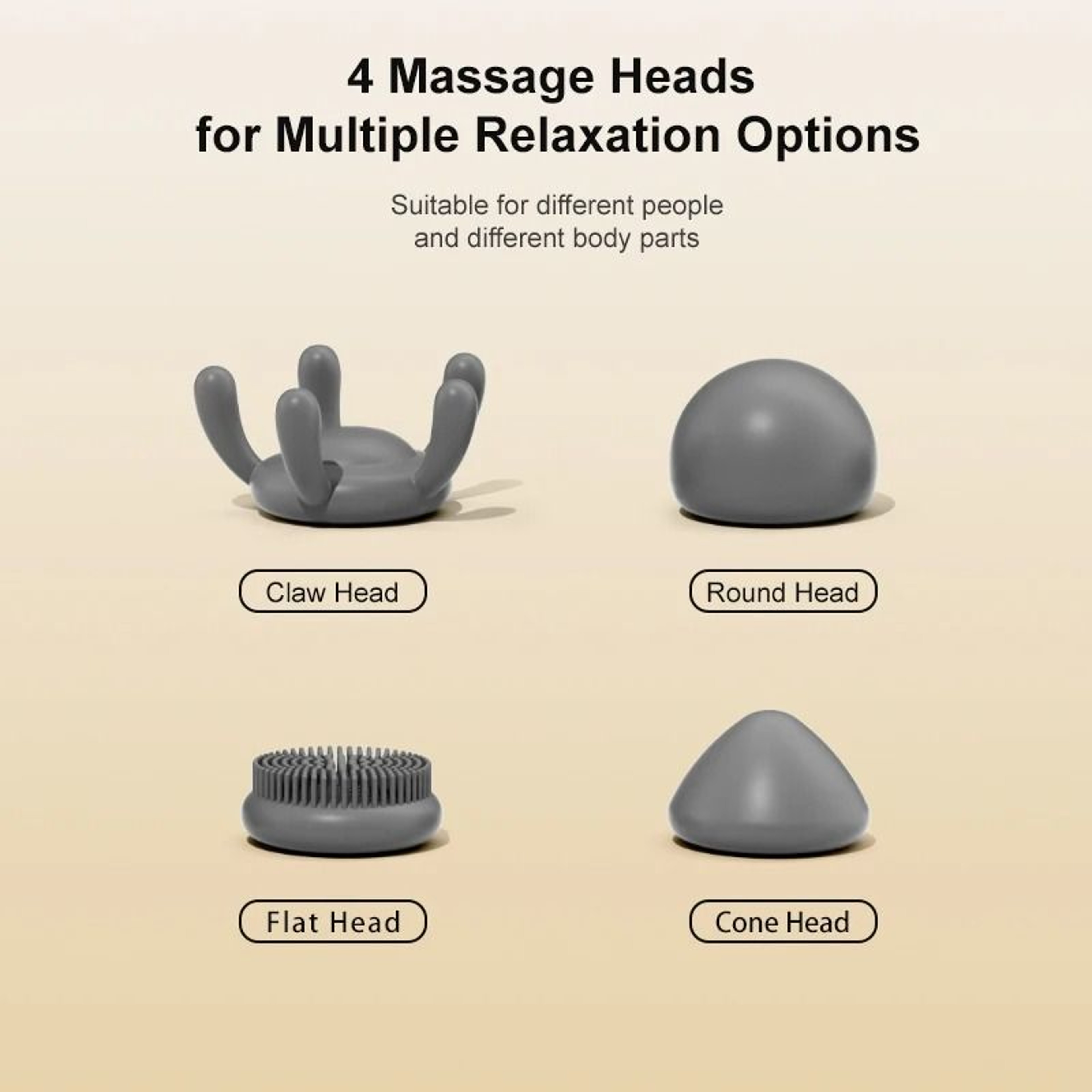Mini Portable Muscle Massage Gun  Cordless Deep Tissue Vibration Recovery For Home Office And Fitne 2