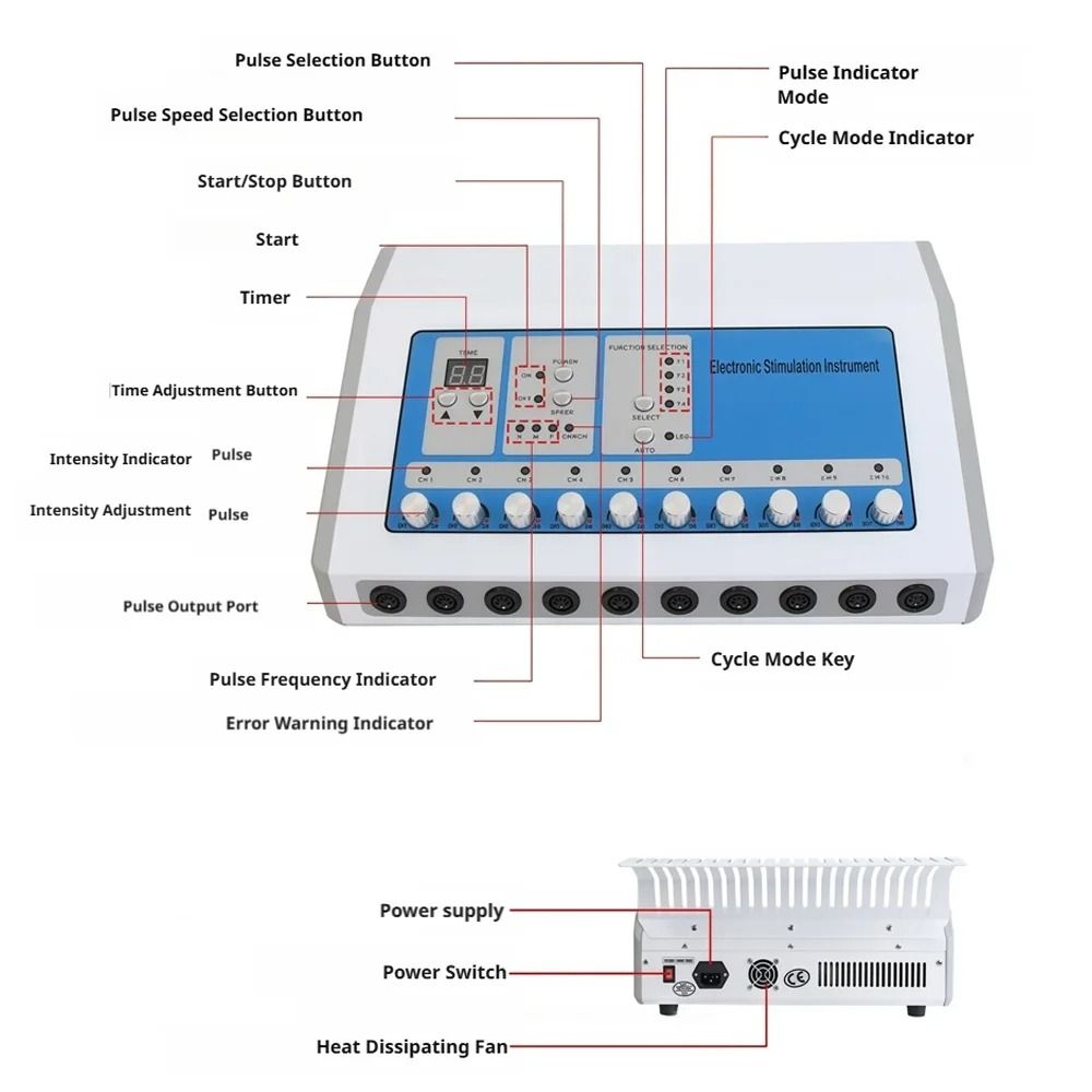 EMS Pulse Massage Professional Body Care  Relaxation Machine 3