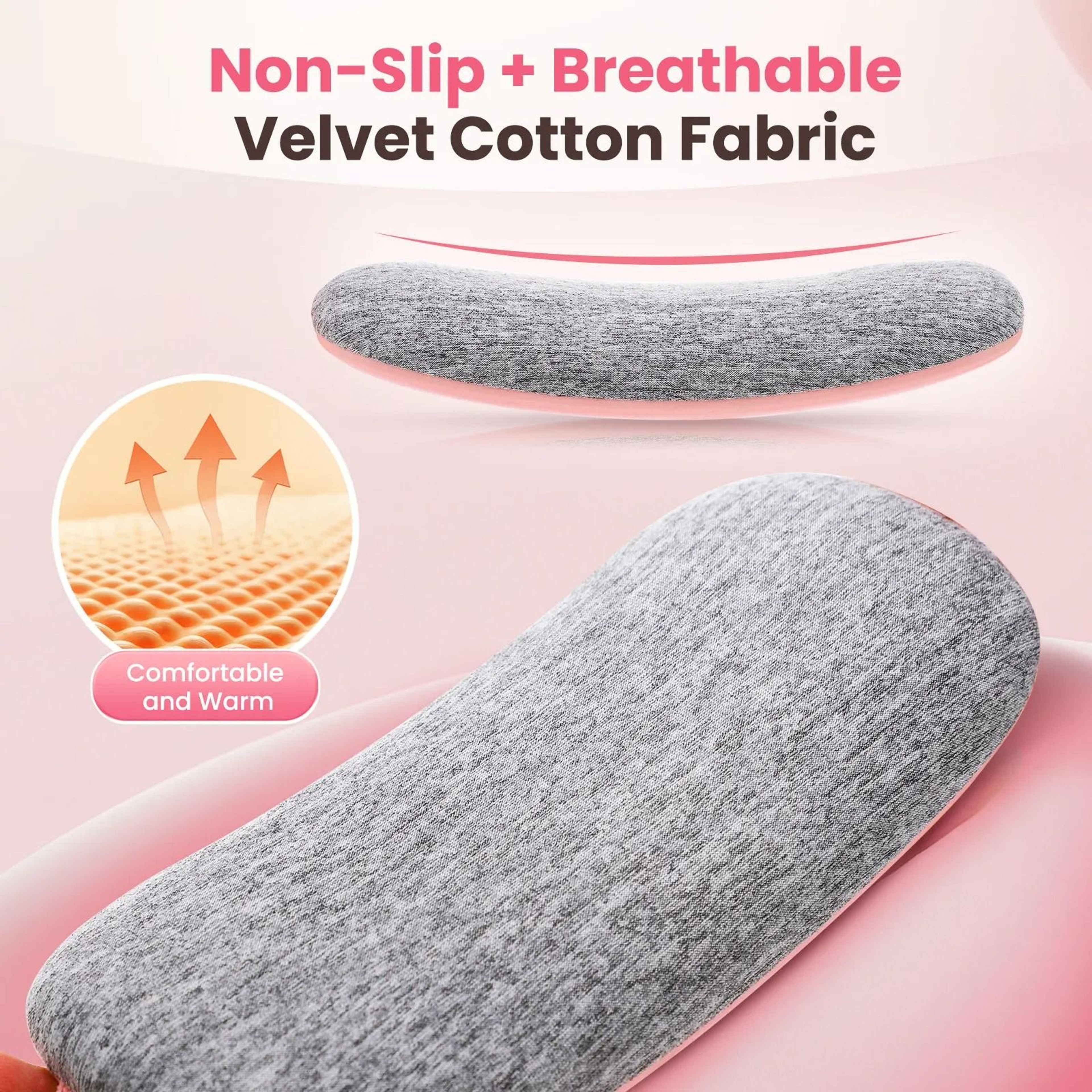 Electric Cordless Menstrual Heating Pad  Cramp Massager 5