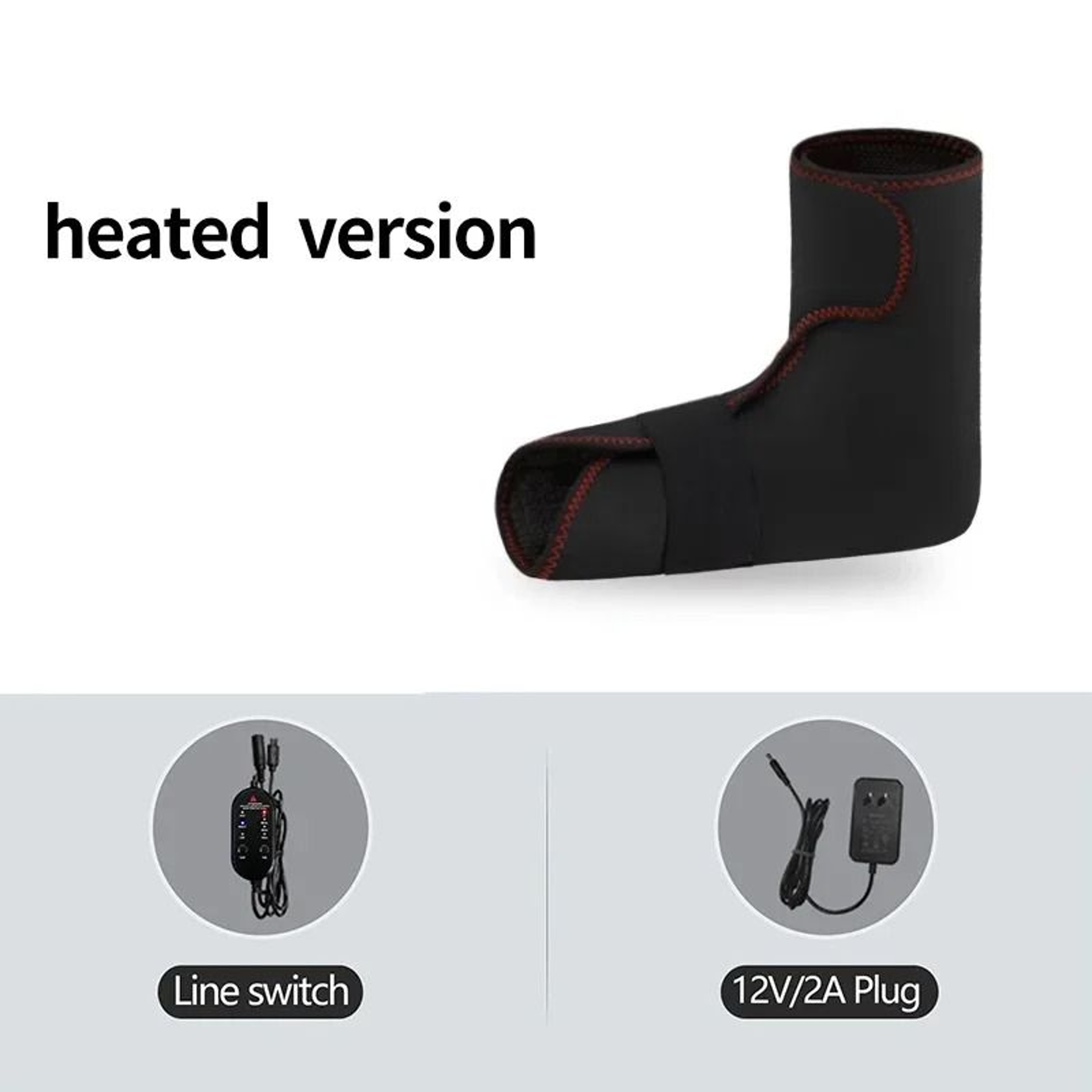 Electric Heated Foot Wrap With Vibration Massager 6