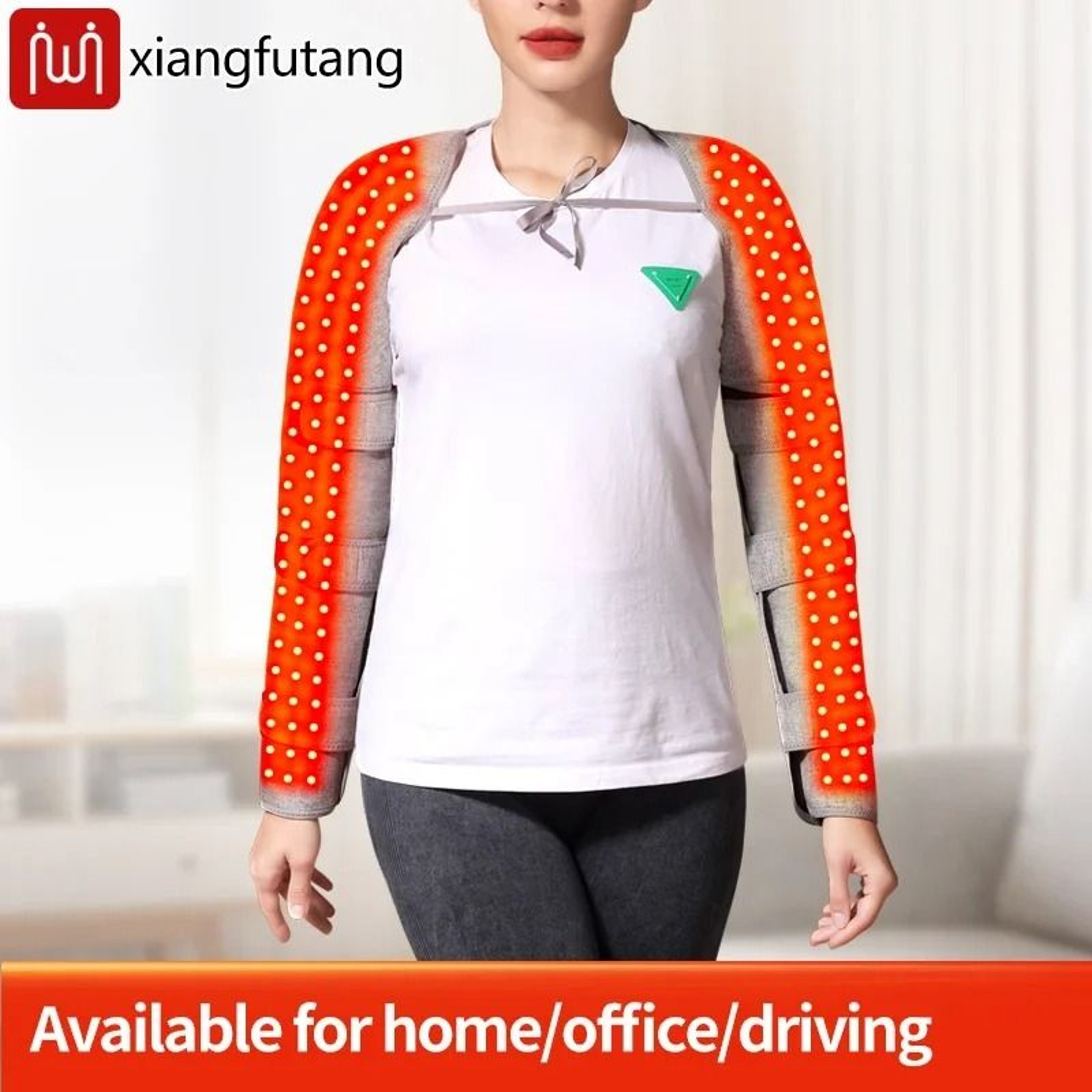 Red Light Heating  Massaging Shoulder  Arm Support Wrap 1