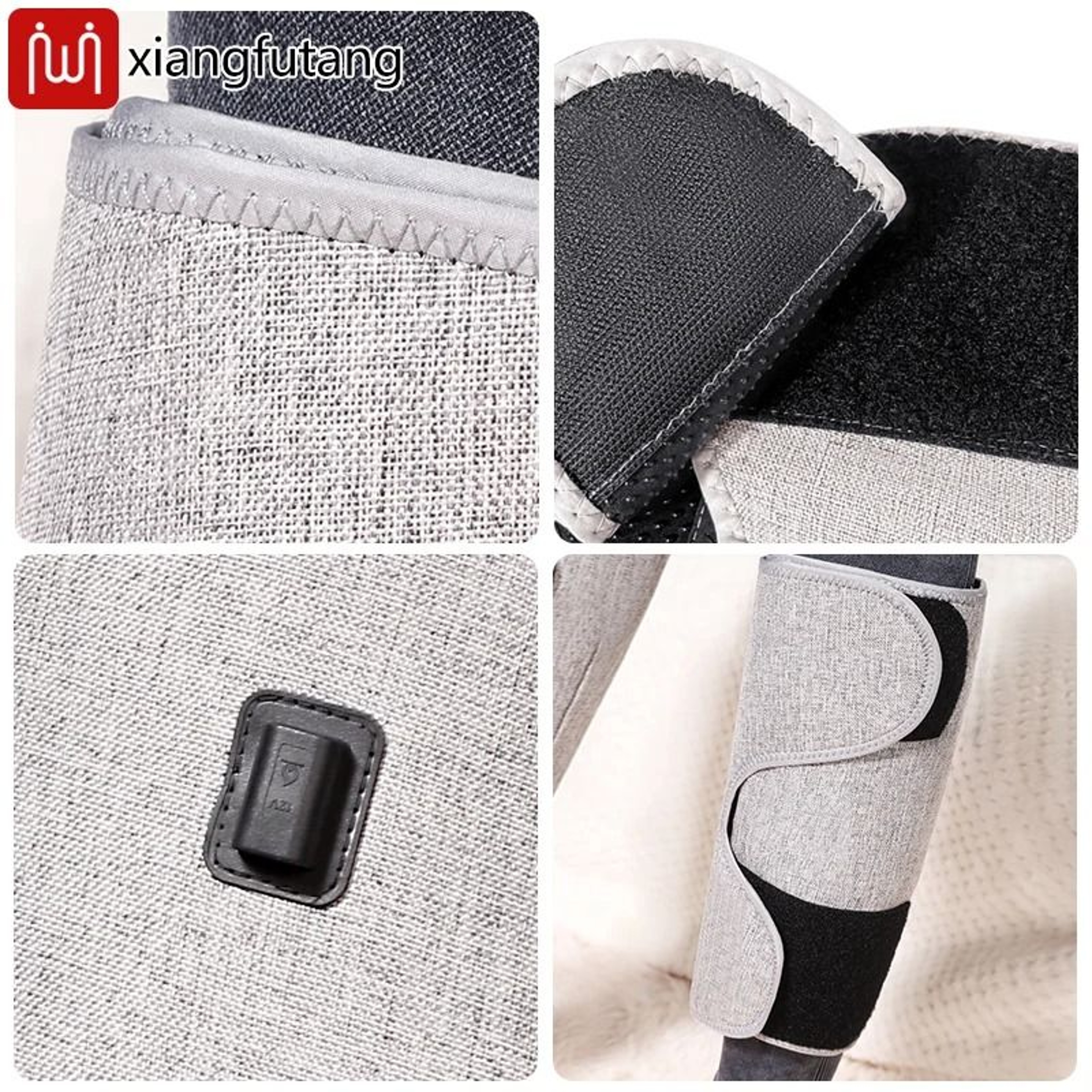 Red Light Electric Heating  Massaging Calf Support Wrap 4