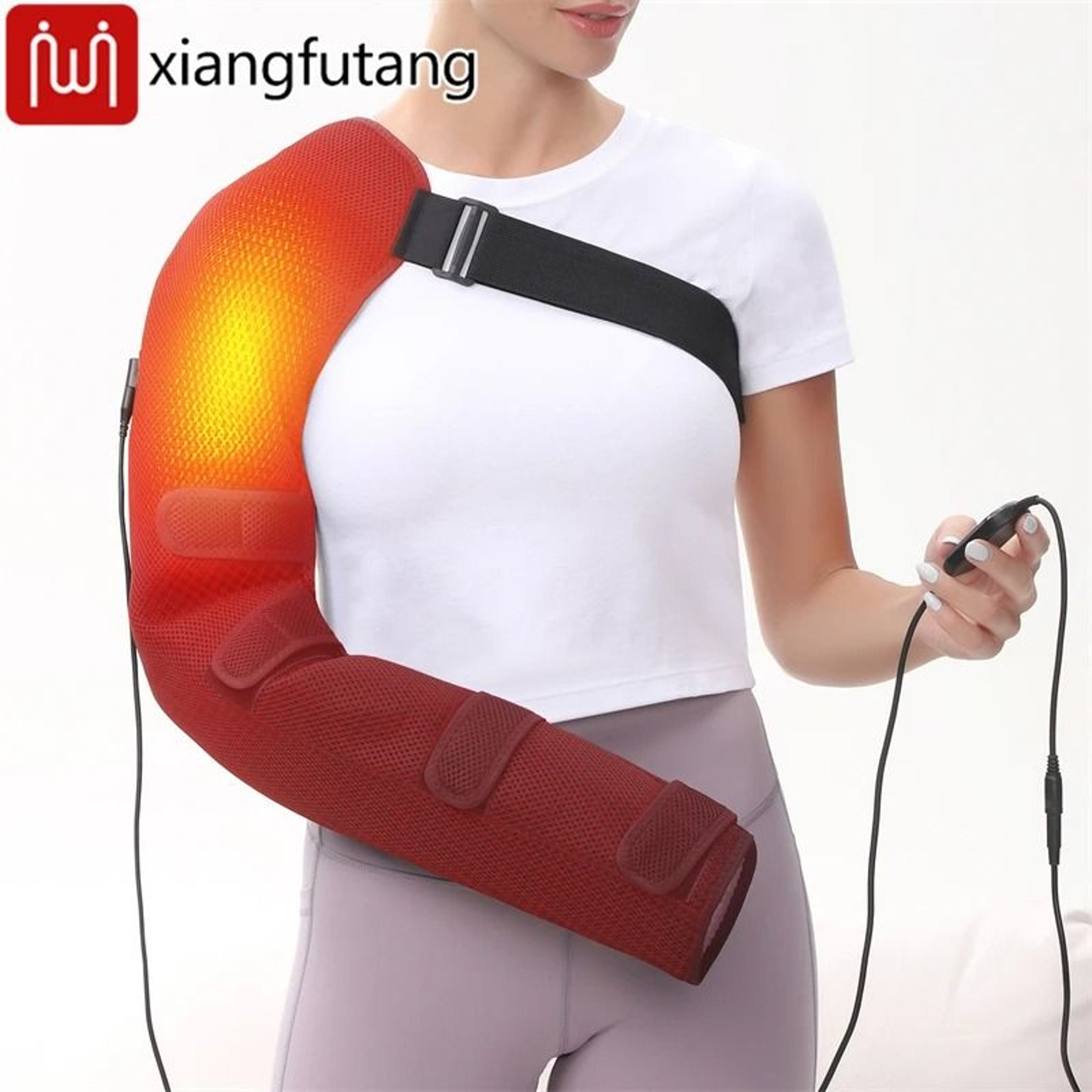 Shoulder Arm  Hand Heating Pad With Vibration Massager 0