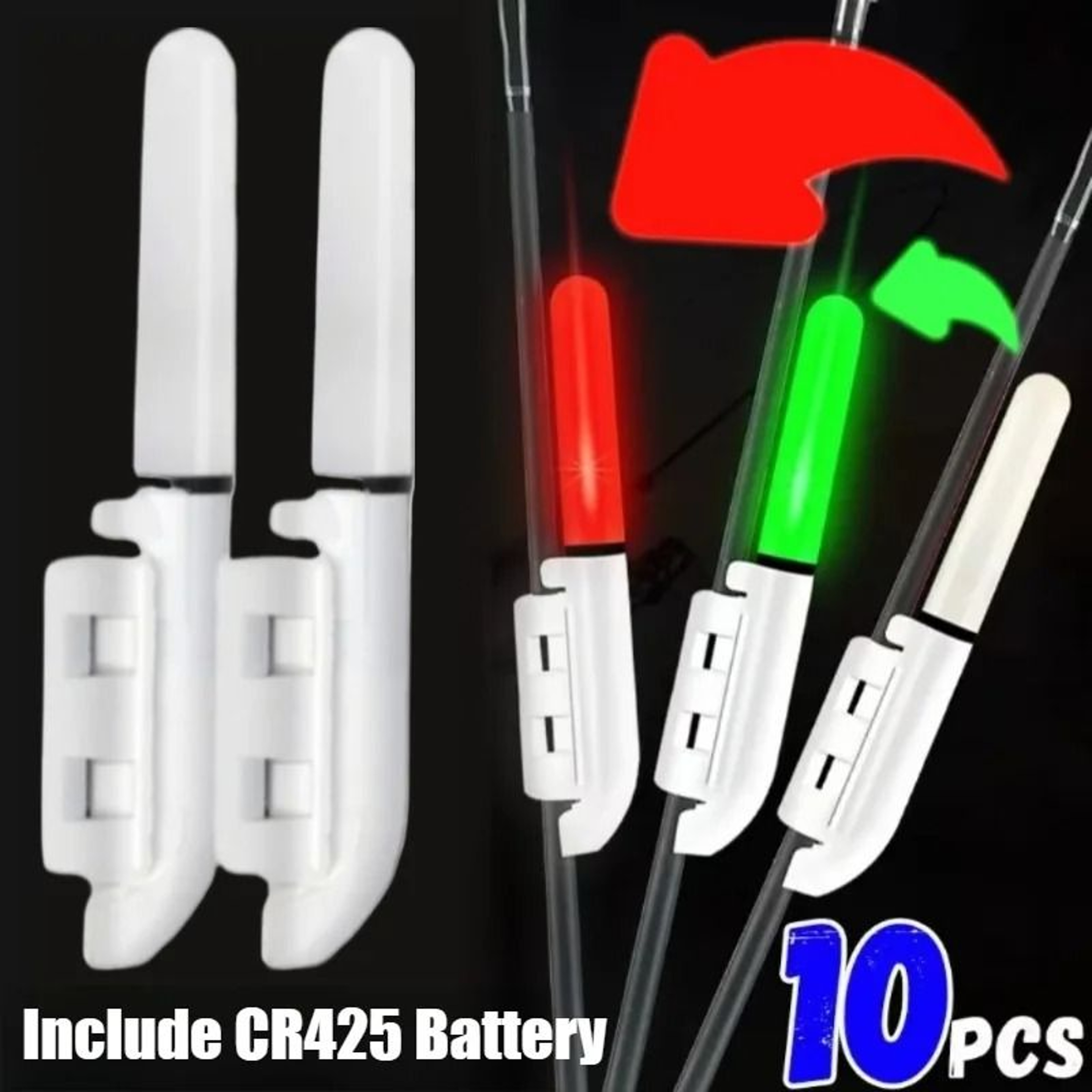 LED Removable Waterproof Fishing Electronic Rod Luminous Light 0