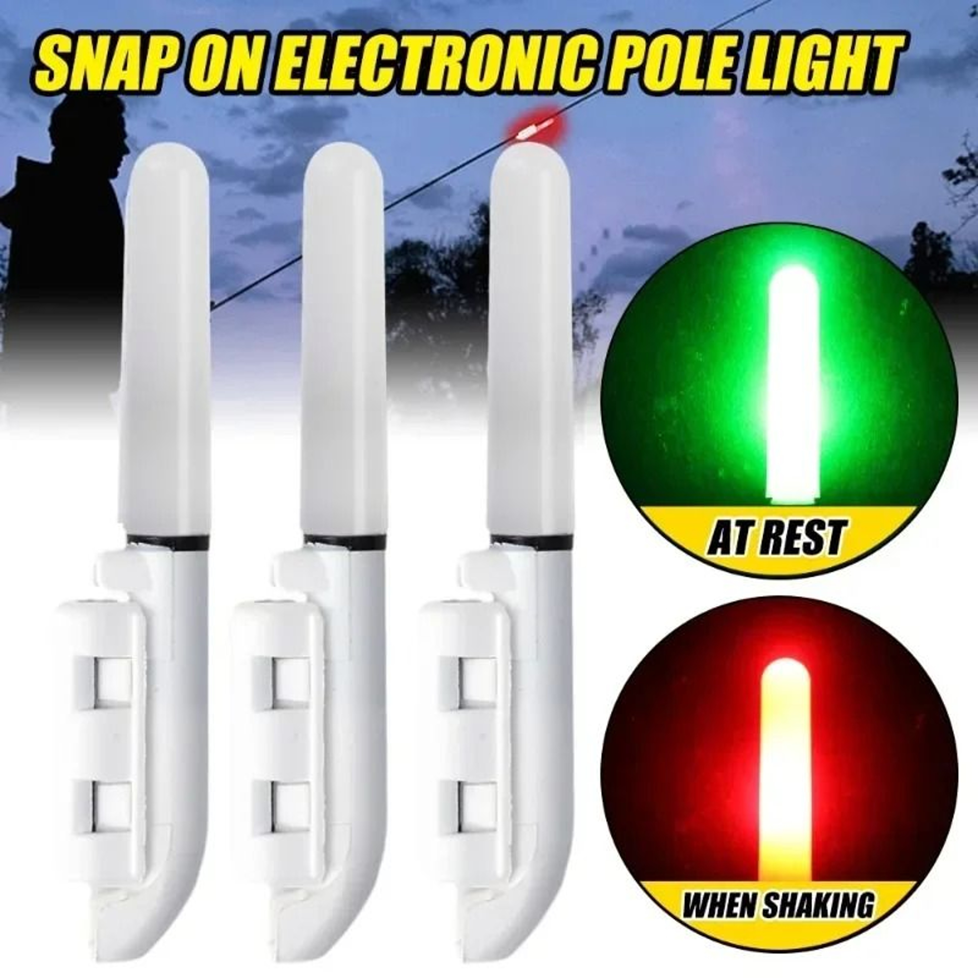 LED Removable Waterproof Fishing Electronic Rod Luminous Light 1
