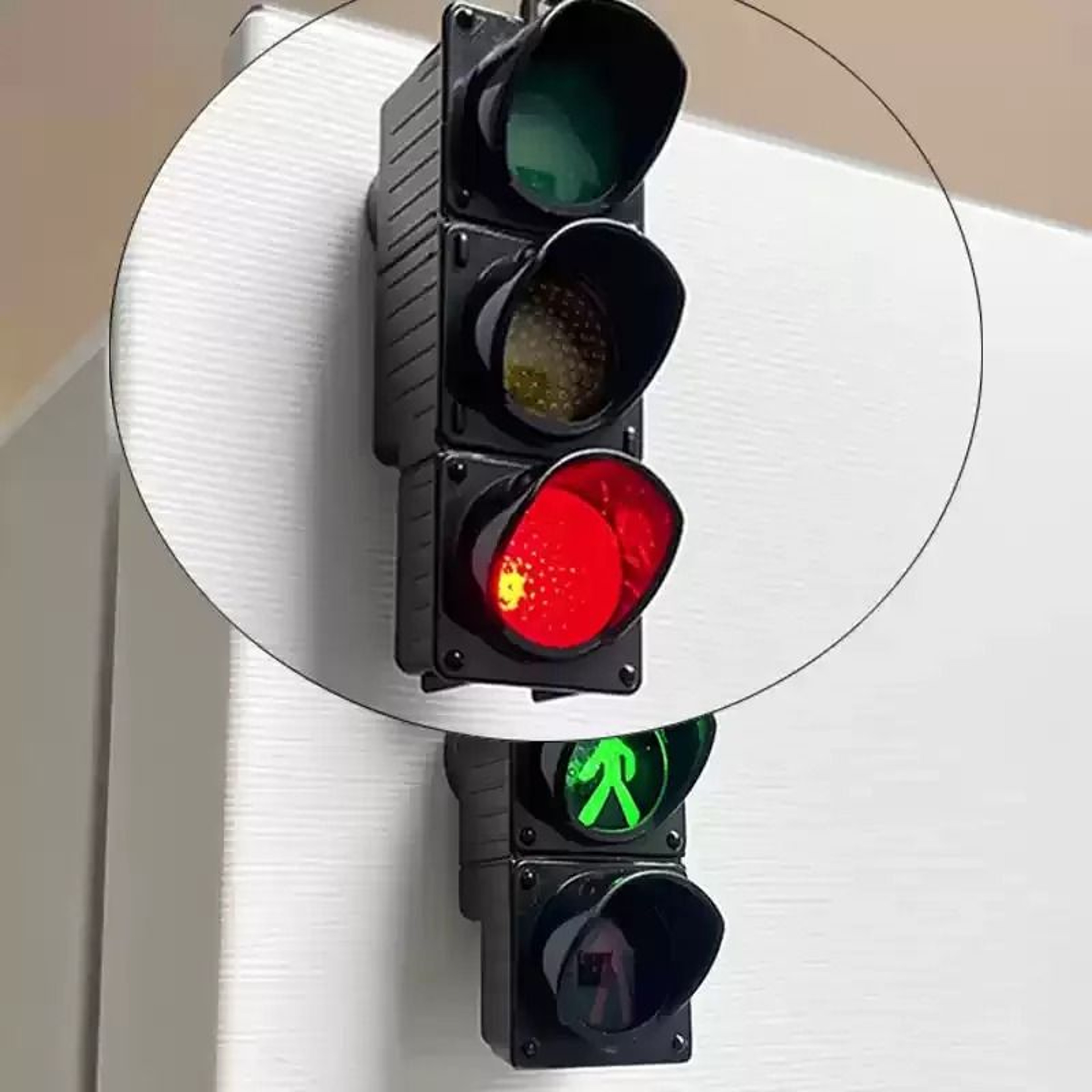 Traffic Light Magnetic Refrigerator Sticker  Creative Toy 7