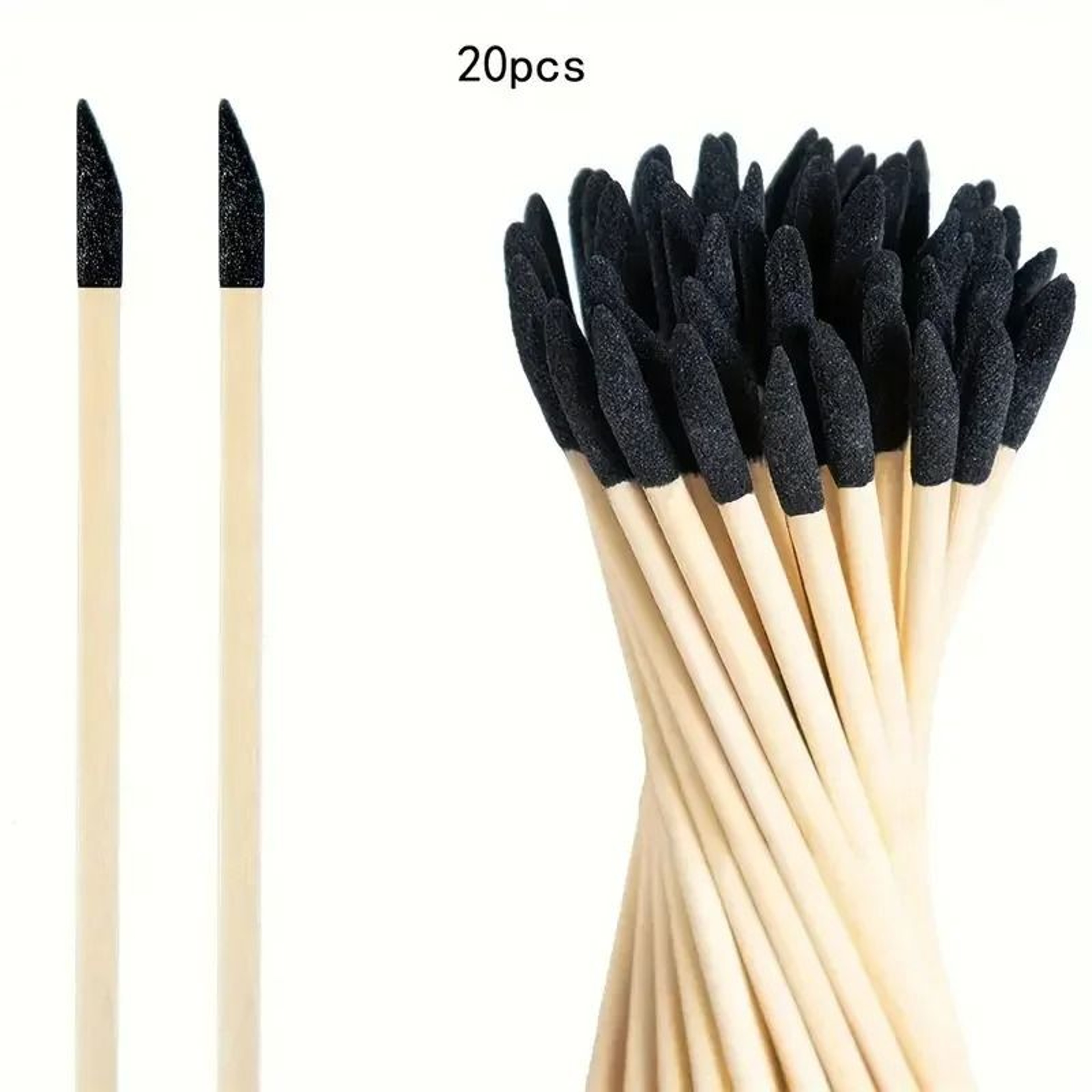 1020Pcs DualPurpose Sanding Sticks Precision Frosted Tips Flat Head 7