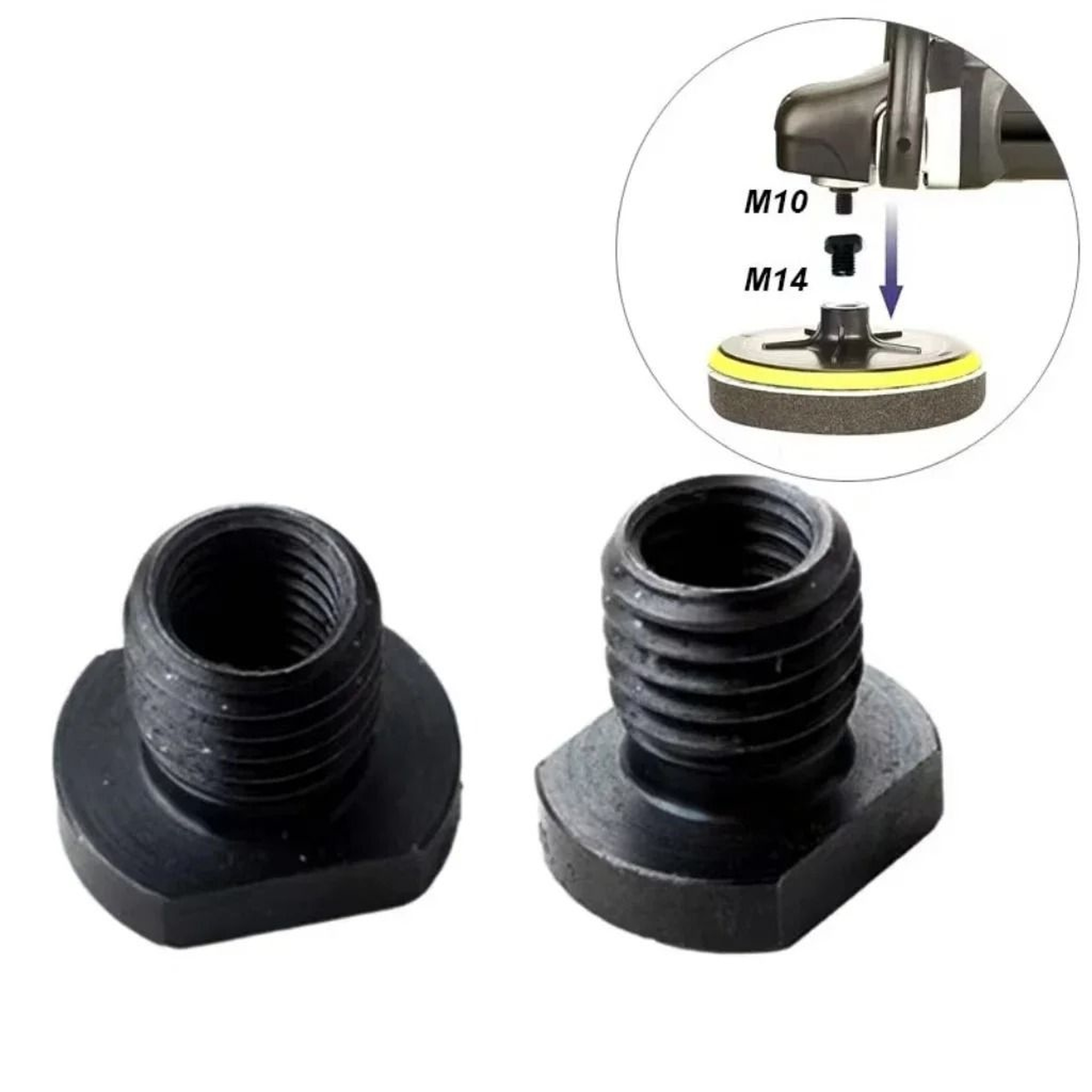 Angle Grinder Adapter M10 M14 M16 Thread Spindle Arbor Conversion Connector 0