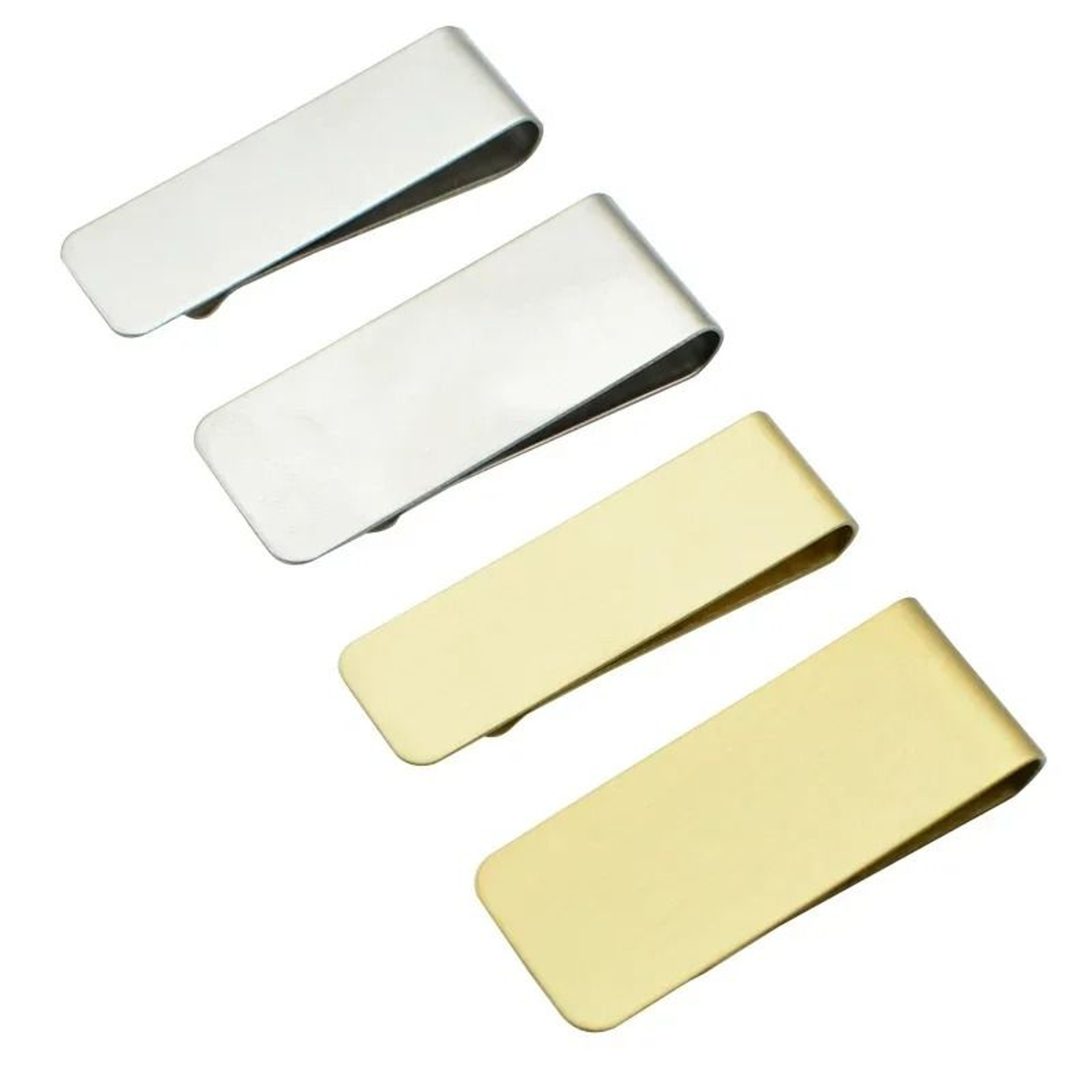 1Pc Metal Paper Clip  Bookmark In Stainless Steel And Brass Material 1