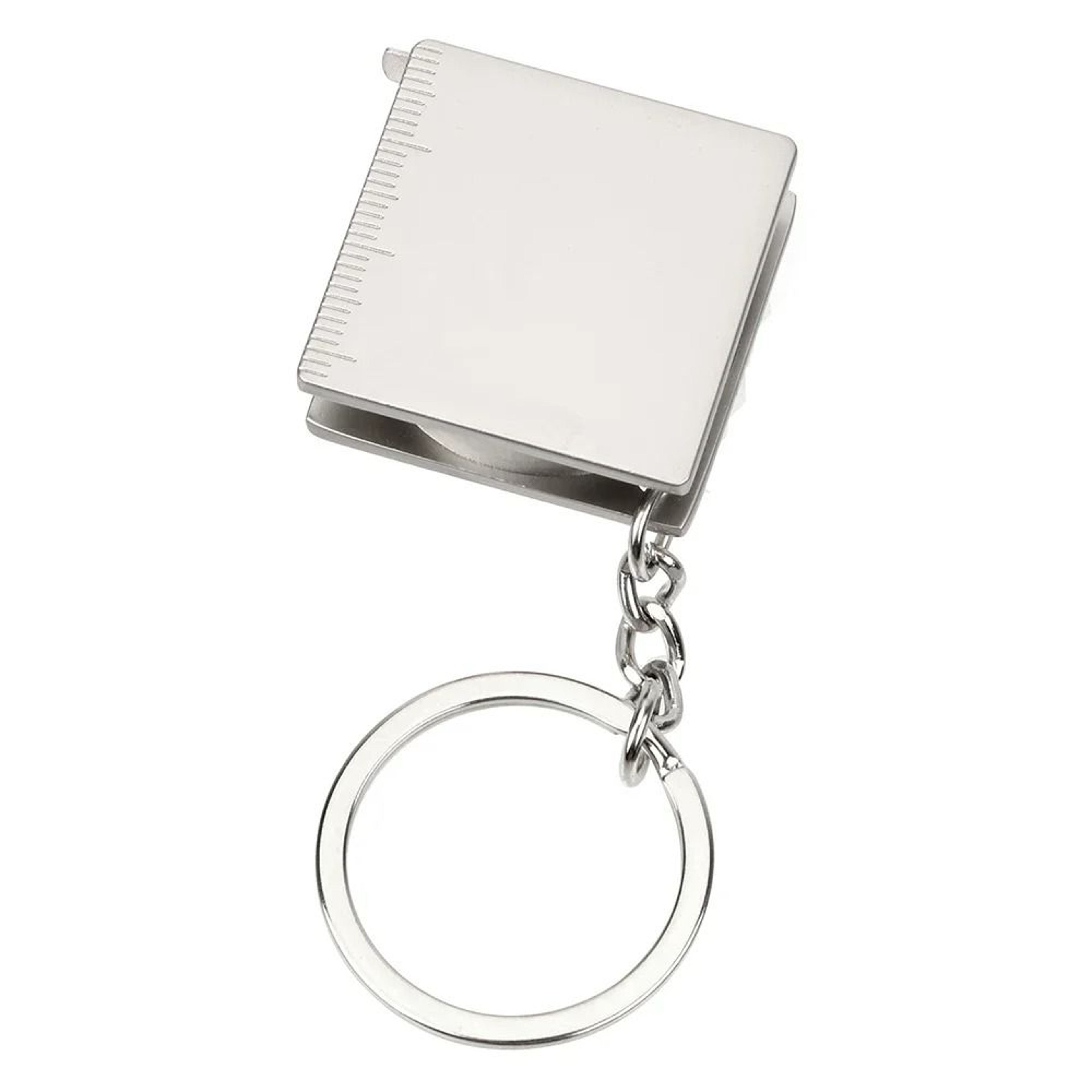 1Pc DIY Hand Gauging Key Ring Tape Measure  Portable Retractable Ruler 6