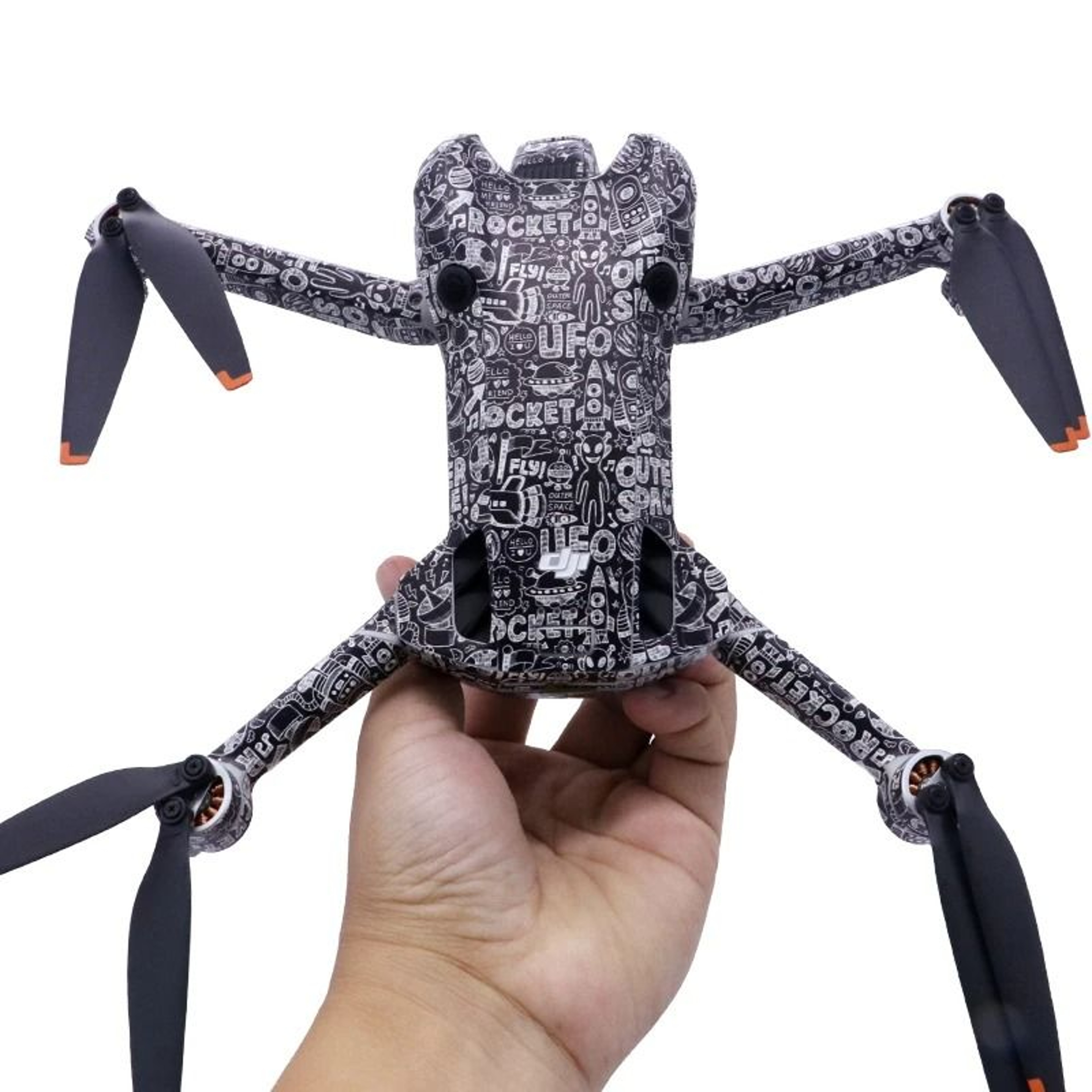 Full Body Protective PVC Wrap Skin Decal For DJI Mini 4 Pro Drone 4