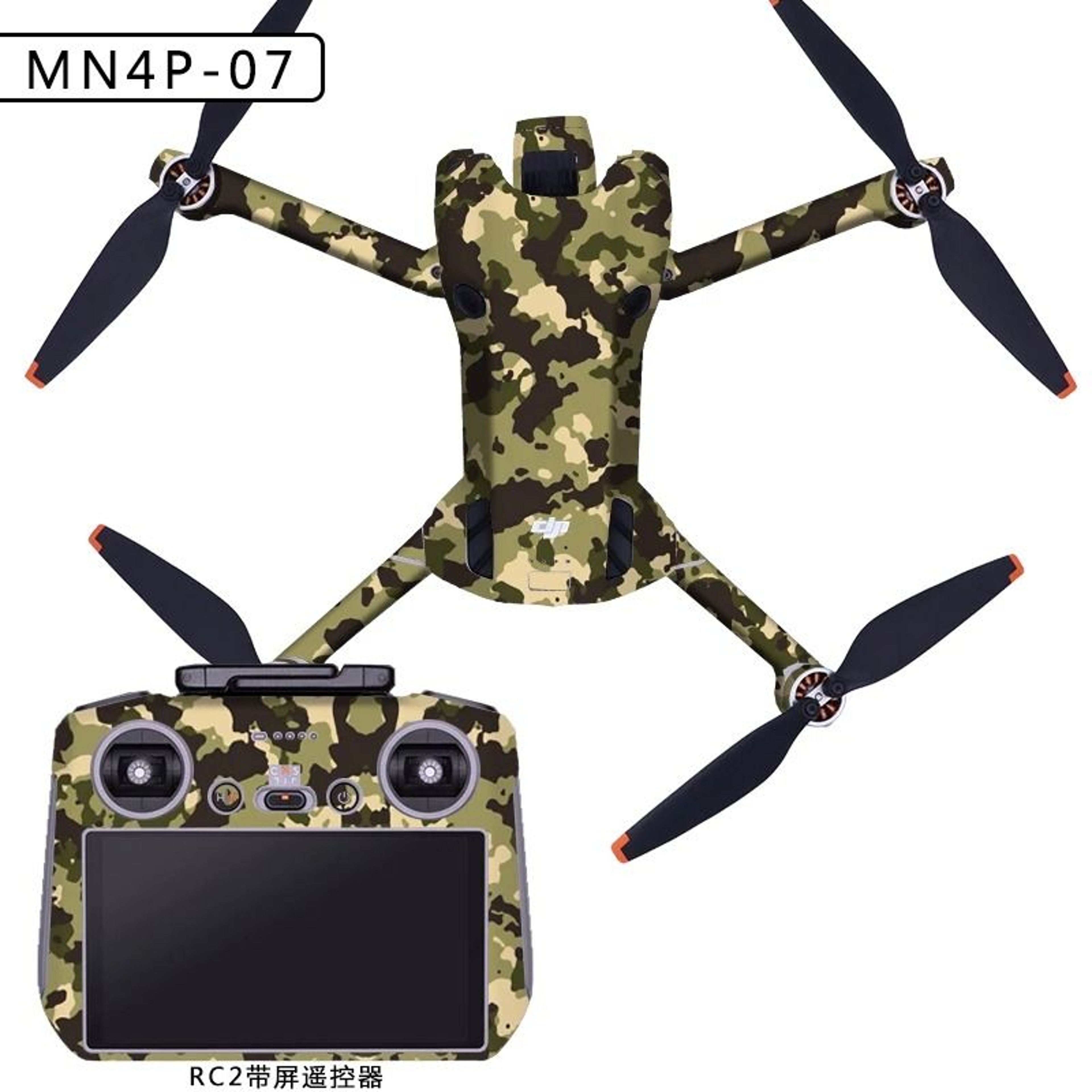 Full Body Protective PVC Wrap Skin Decal For DJI Mini 4 Pro Drone 13