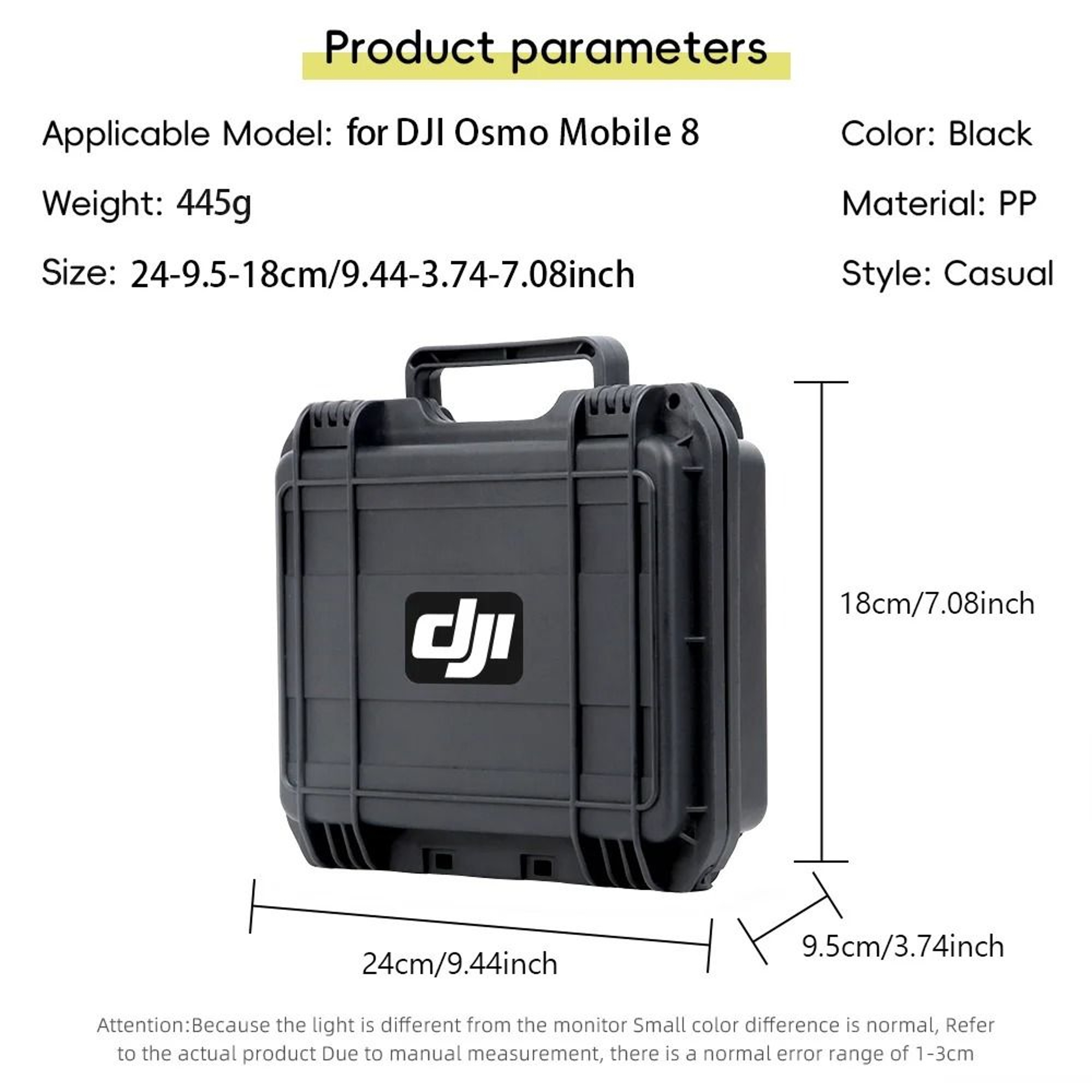 ExplosionProof Protective Storage Hard Case For DJI Osmo Mobile 8 5
