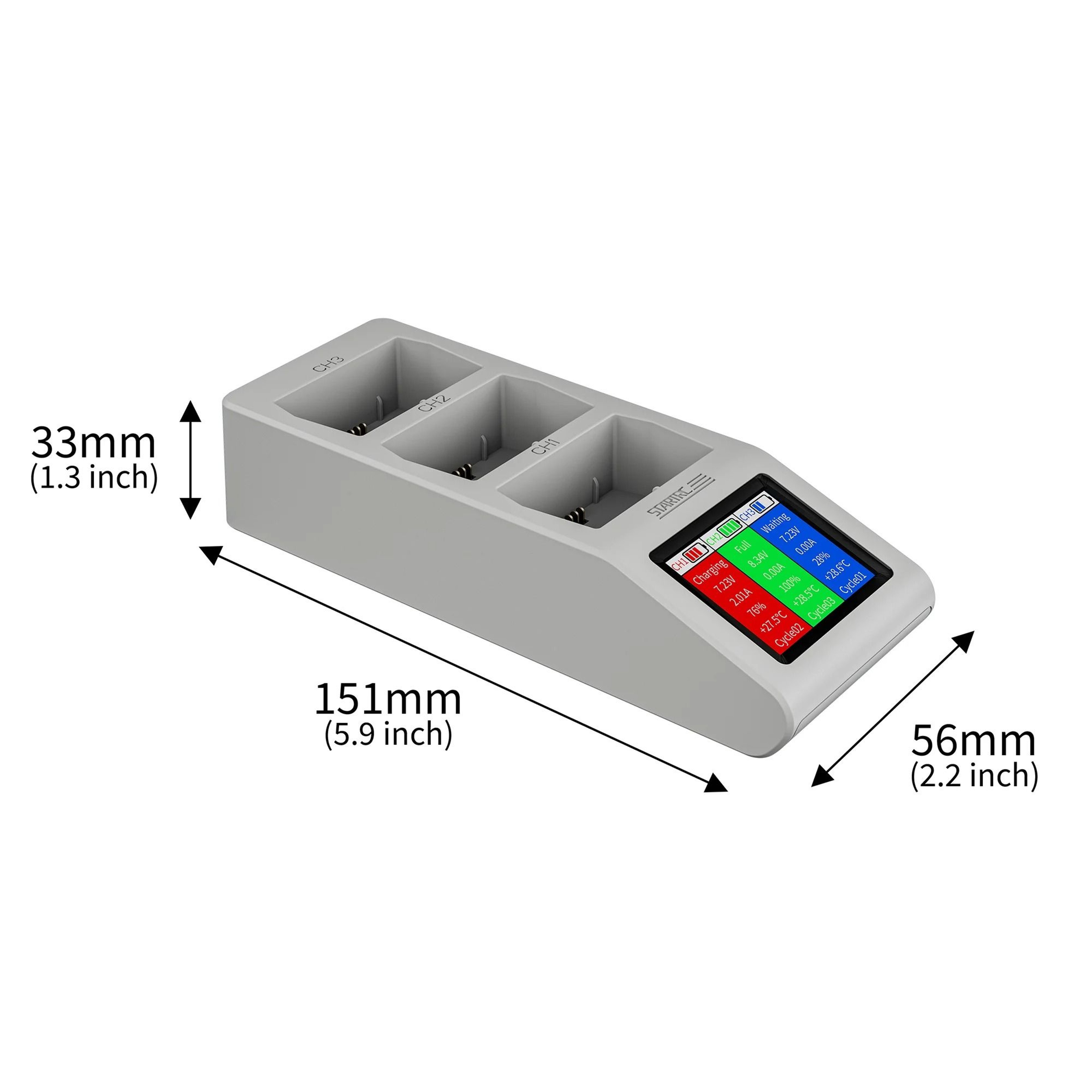 Digital Display Fast Charging Hub For DJI Mini 3 Pro And Mini 3 Batteries 5