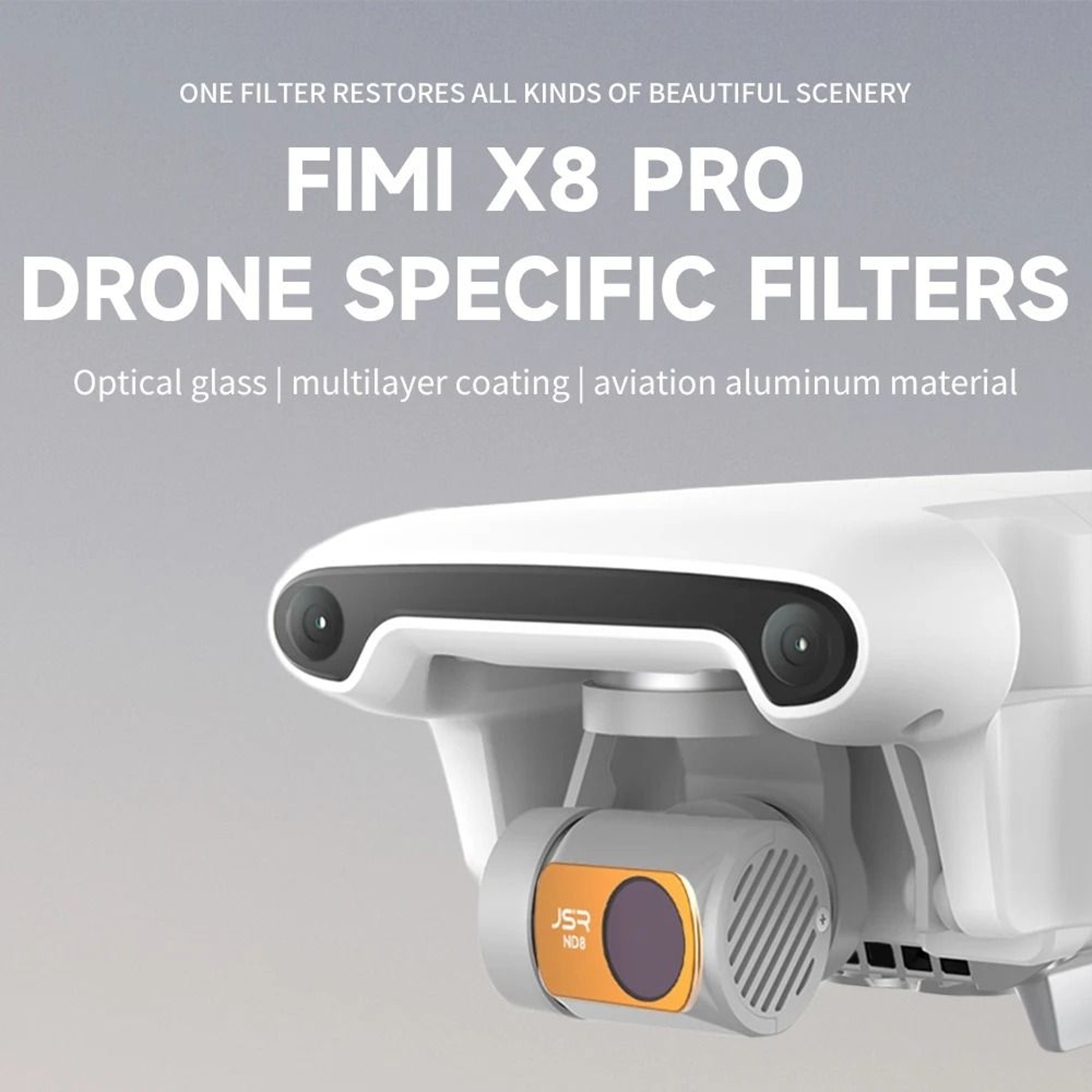 Camera Lens Filter Set UV CPL ND NDPL For FIMI X8 Pro Drone 1