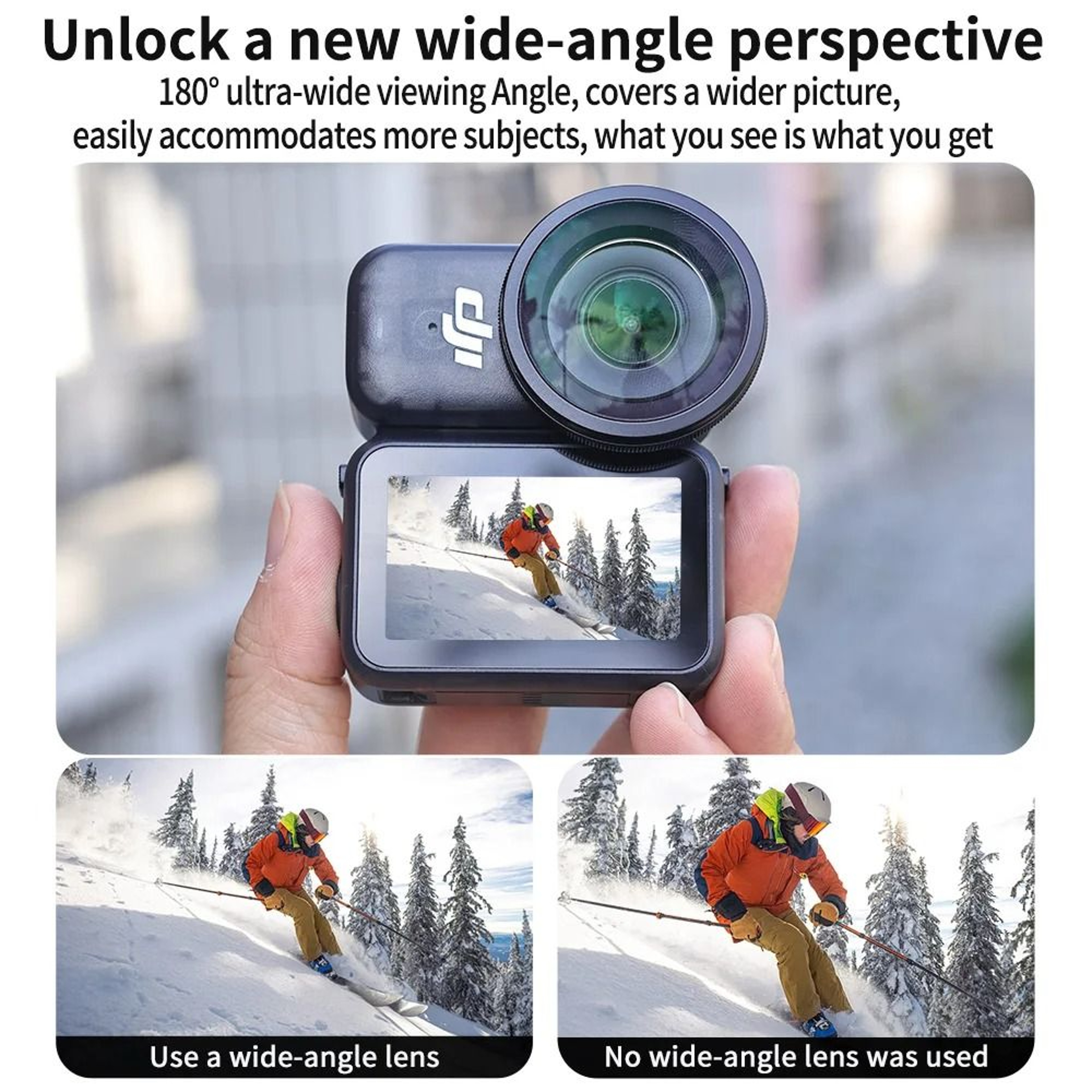 185 Ultra WideAngle Camera Lens And Panoramic Kit For DJI Osmo Nano 1